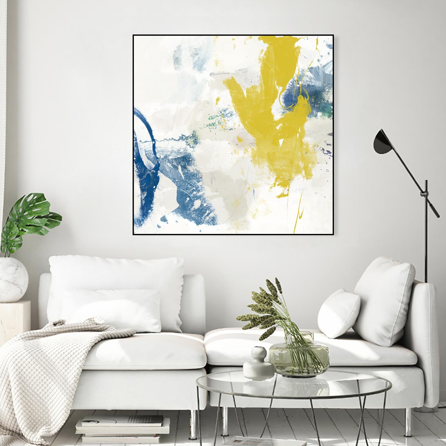 Impulse I by Sisa Jasper on GIANT ART - blue abstract