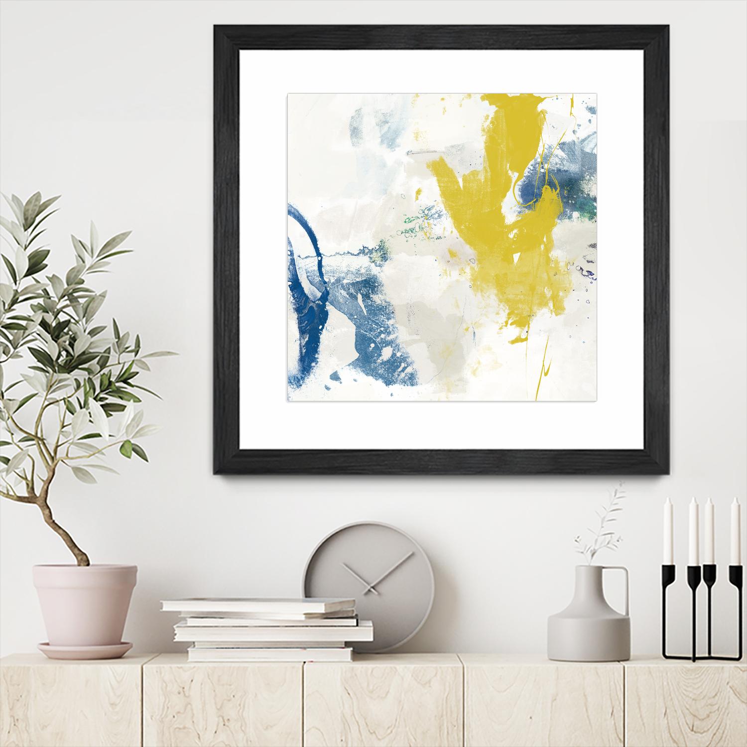 Impulse I by Sisa Jasper on GIANT ART - blue abstract