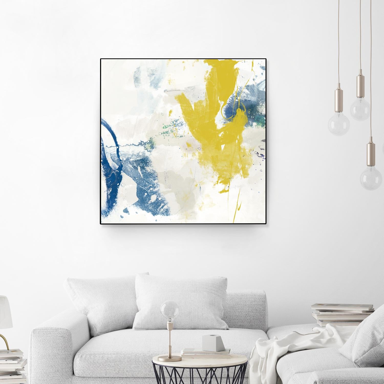 Impulse I by Sisa Jasper on GIANT ART - blue abstract