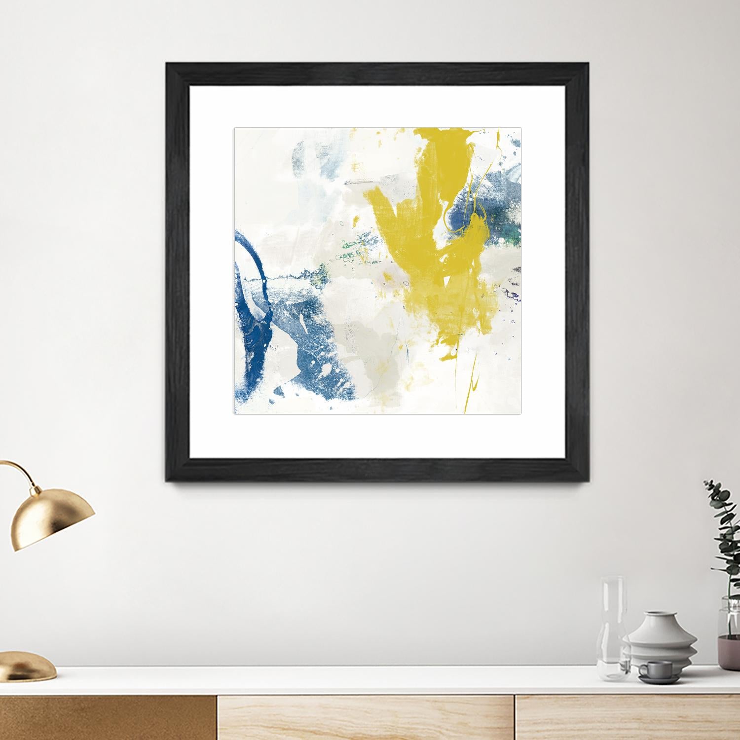 Impulse I by Sisa Jasper on GIANT ART - blue abstract