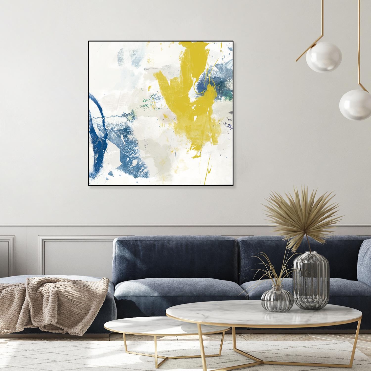 Impulse I by Sisa Jasper on GIANT ART - blue abstract
