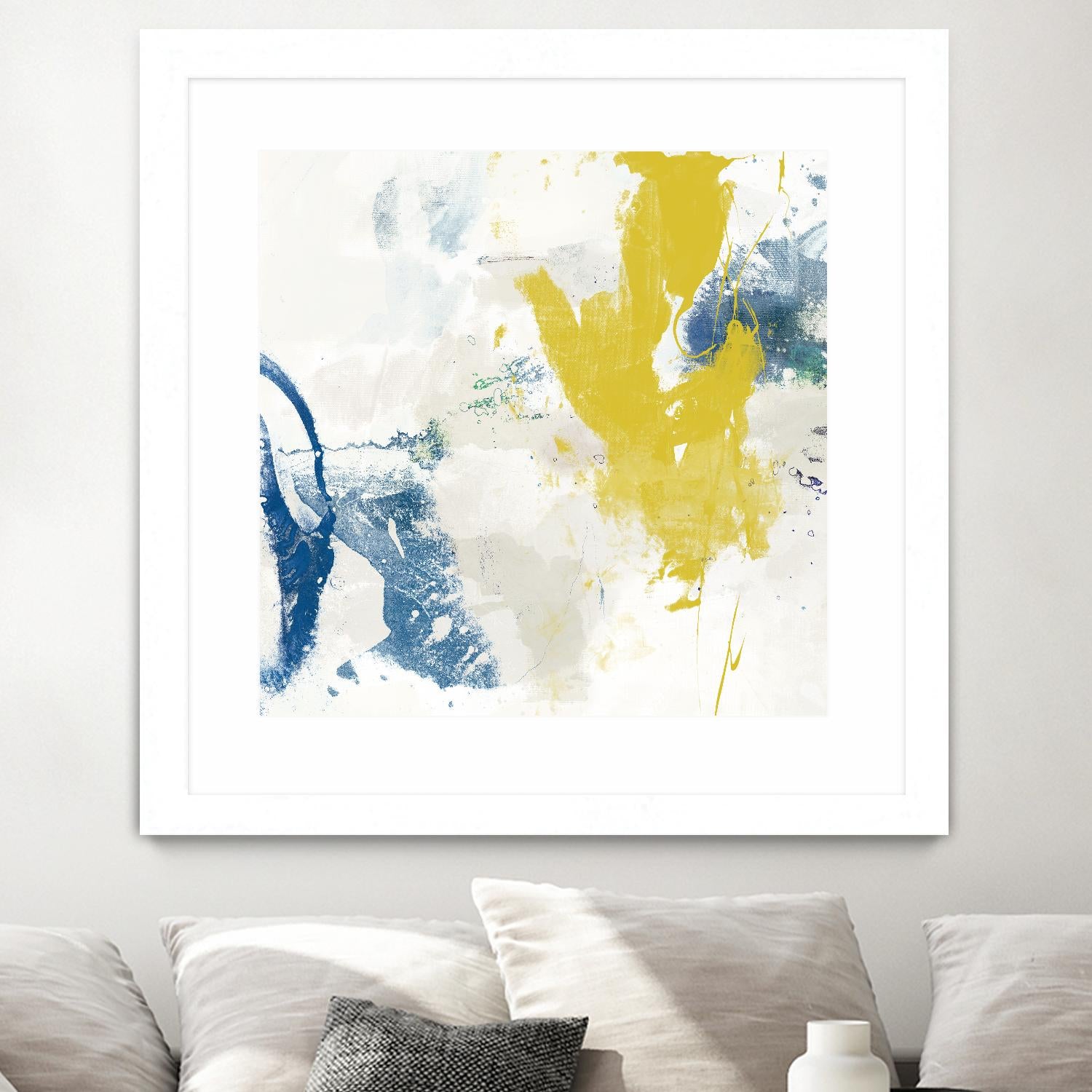 Impulse I by Sisa Jasper on GIANT ART - blue abstract