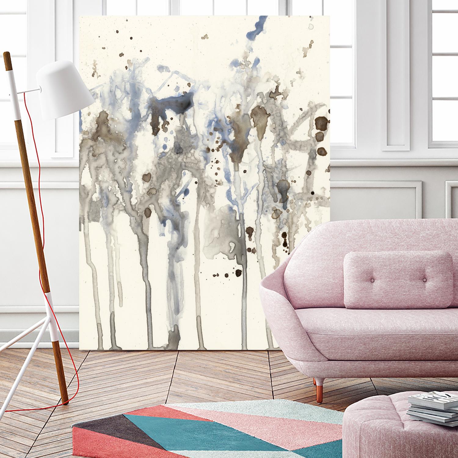 Neutral Splash I by Jennifer Goldberger on GIANT ART - abstract