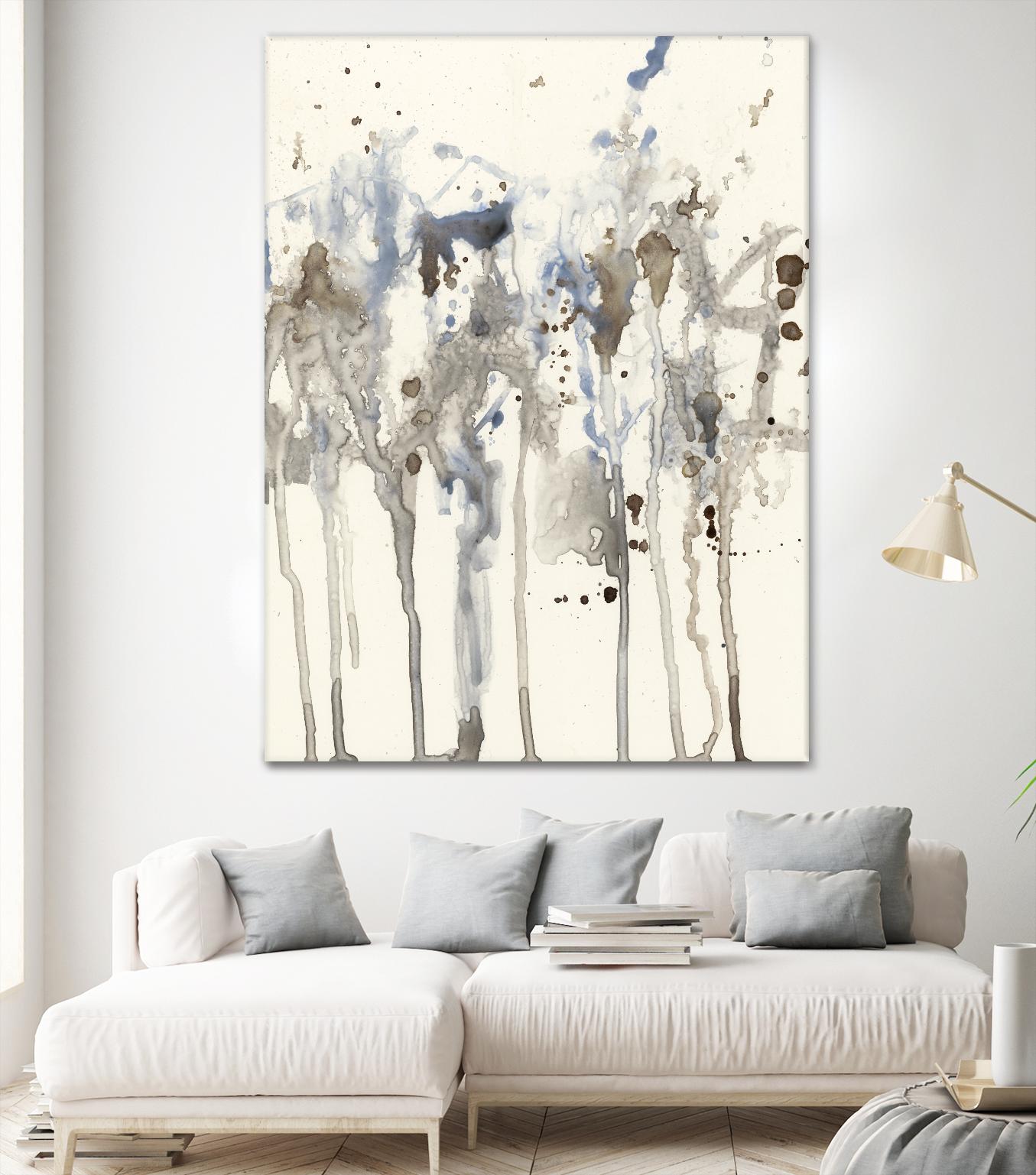 Neutral Splash I by Jennifer Goldberger on GIANT ART - abstract