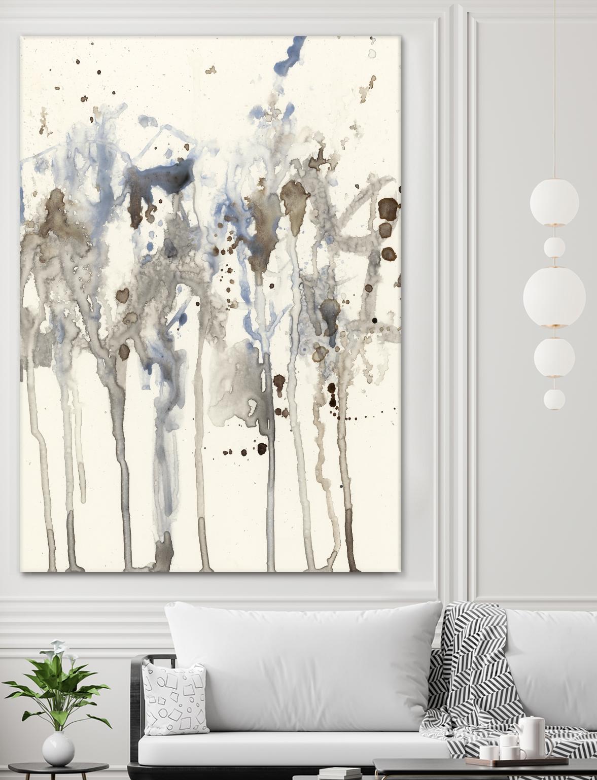 Neutral Splash I by Jennifer Goldberger on GIANT ART - abstract