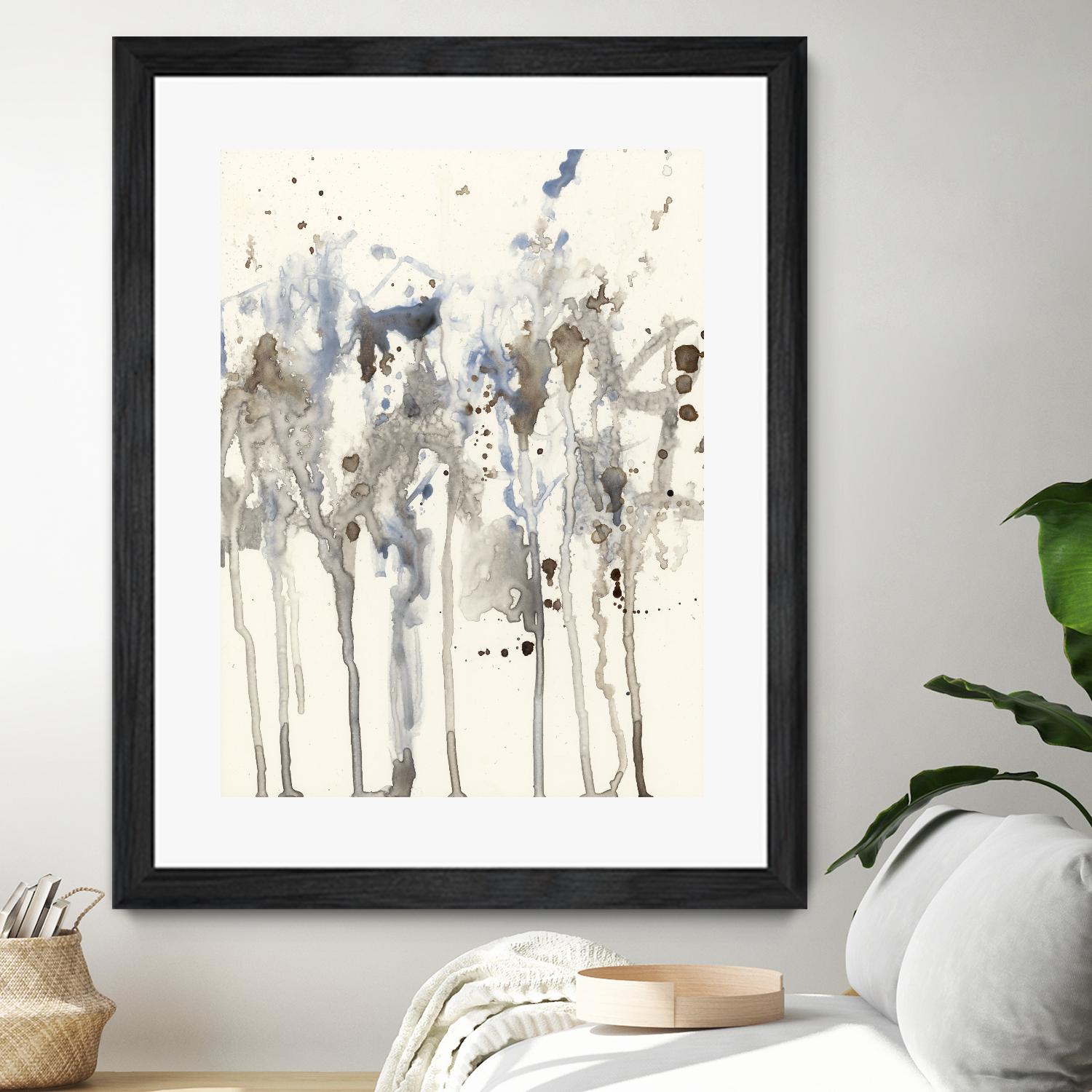 Neutral Splash I by Jennifer Goldberger on GIANT ART - abstract