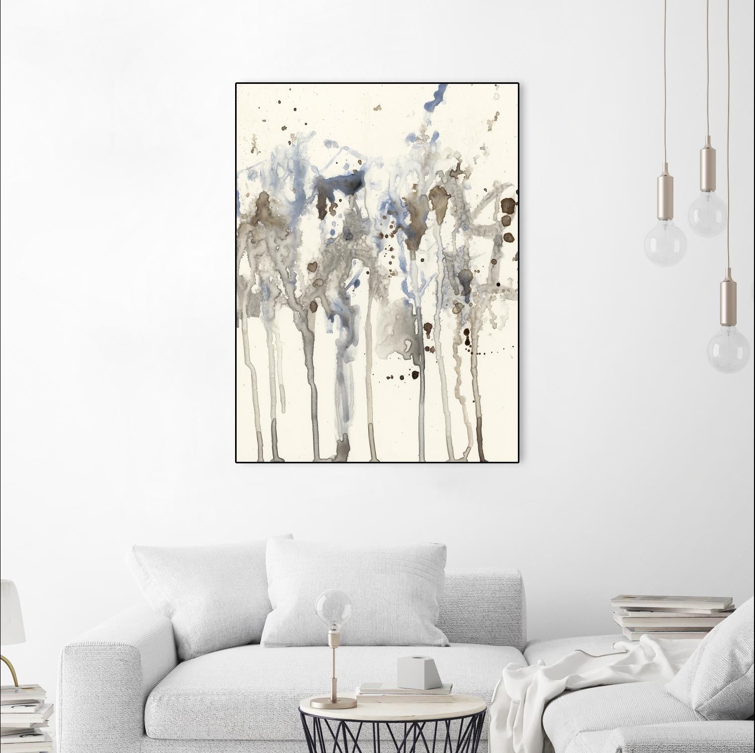 Neutral Splash I by Jennifer Goldberger on GIANT ART - abstract