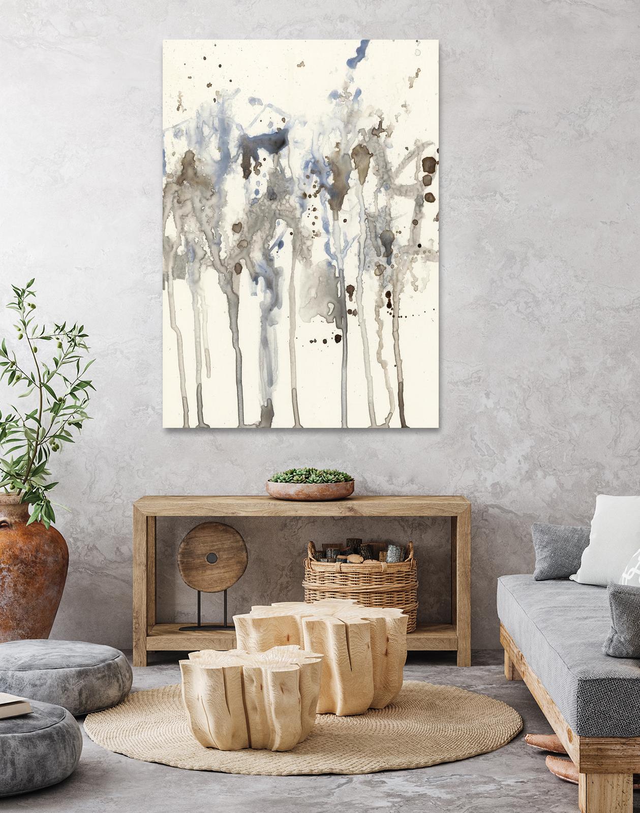 Neutral Splash I by Jennifer Goldberger on GIANT ART - abstract