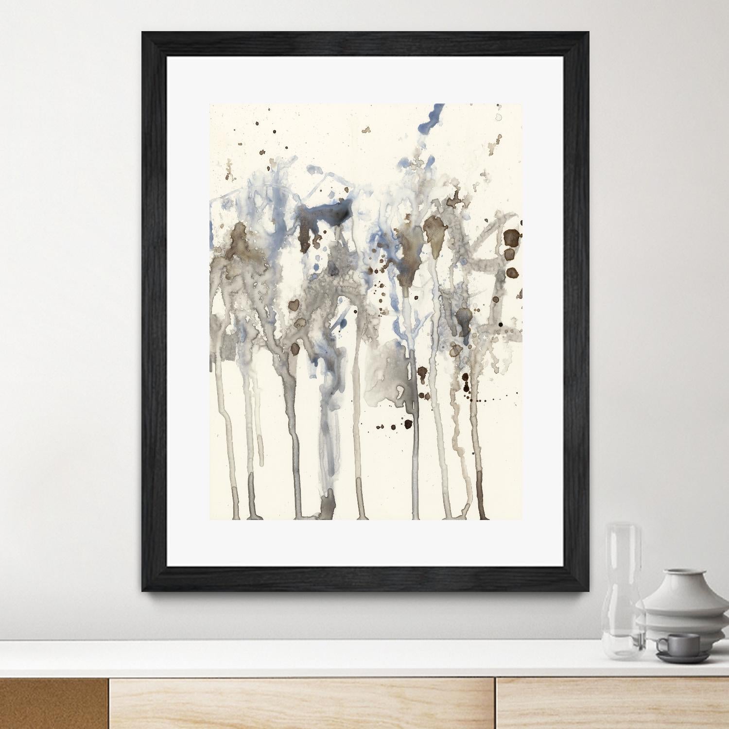 Neutral Splash I by Jennifer Goldberger on GIANT ART - abstract