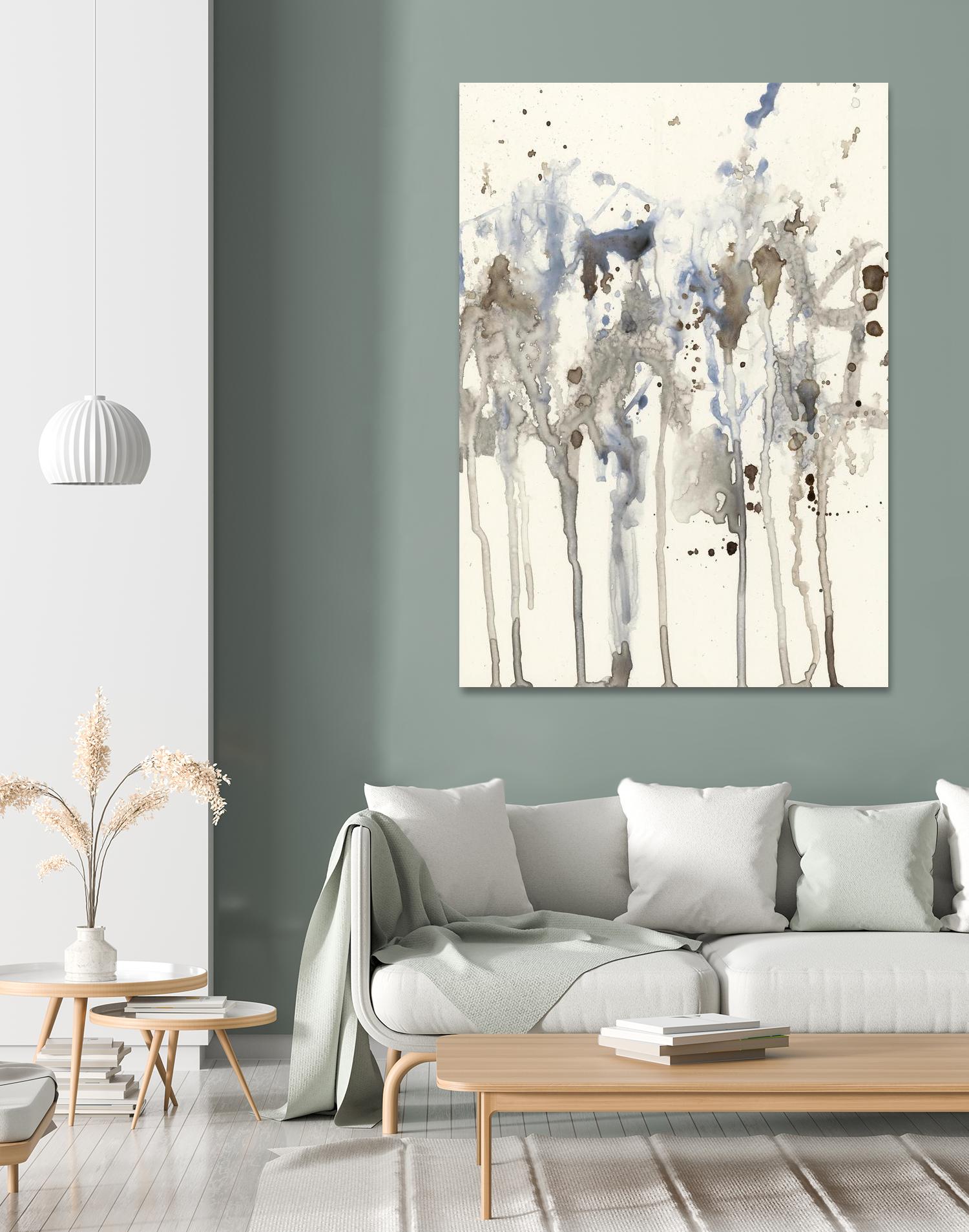 Neutral Splash I by Jennifer Goldberger on GIANT ART - abstract