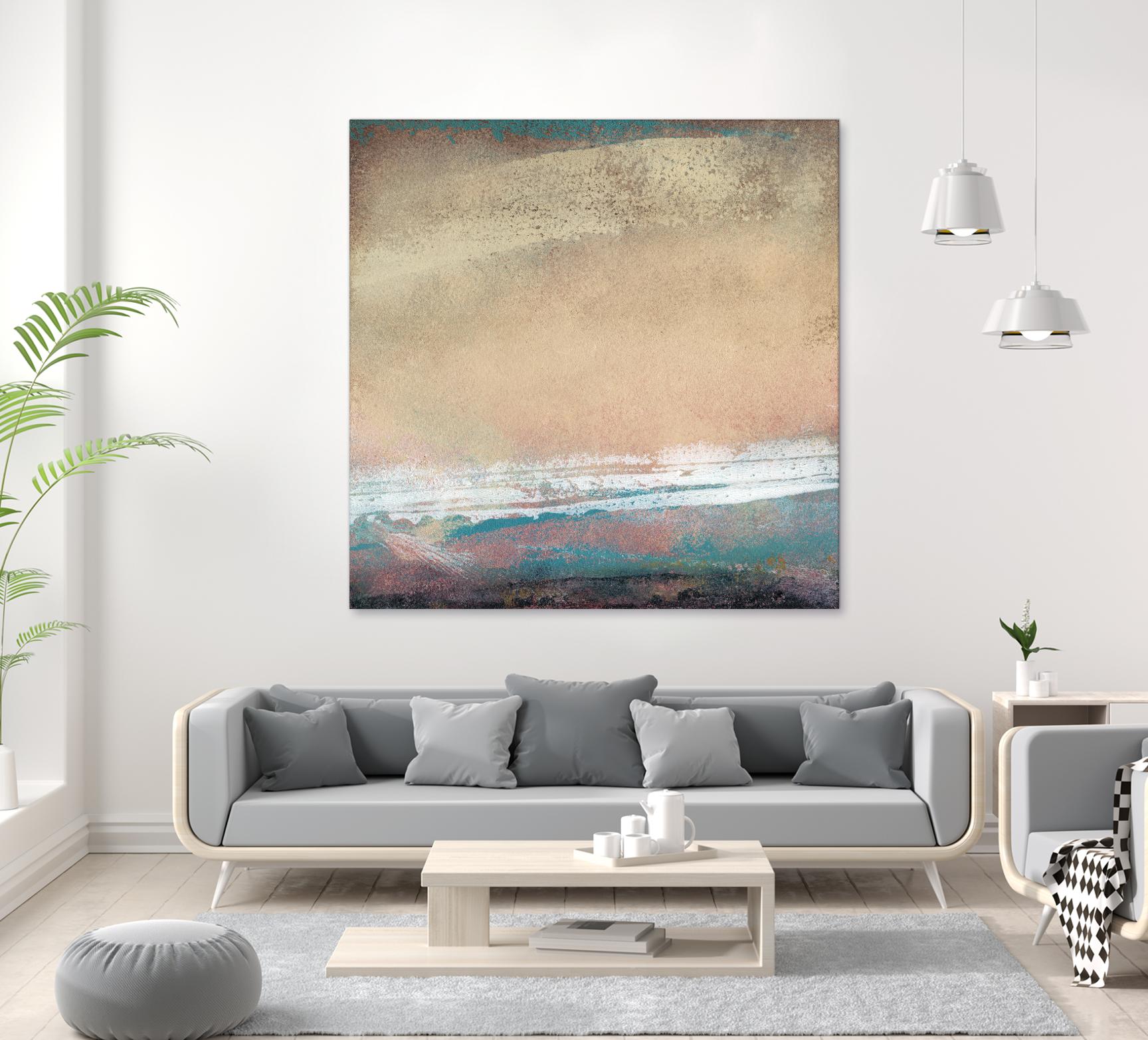 Origin Abstract III by Sharon Gordon on GIANT ART - brown abstract