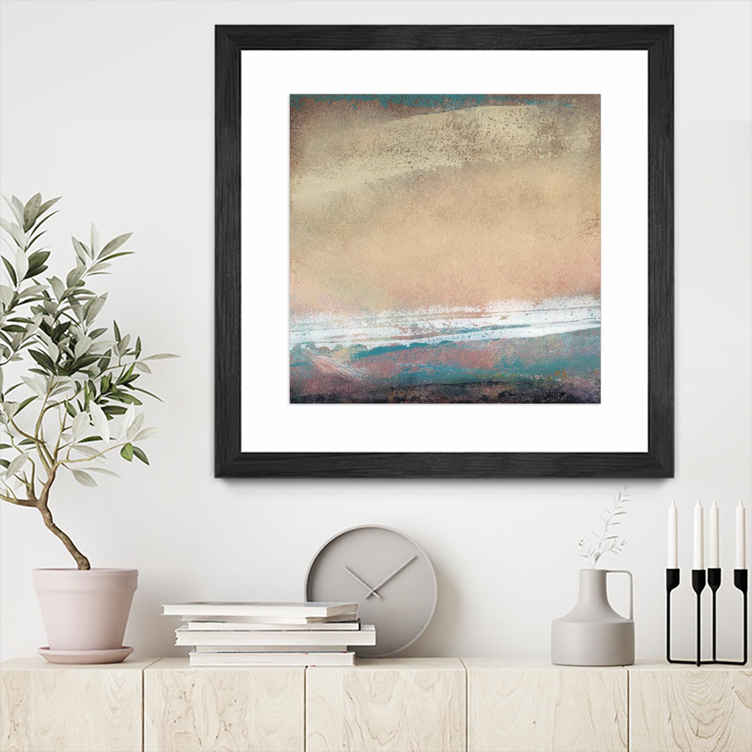 Origin Abstract III by Sharon Gordon on GIANT ART - brown abstract