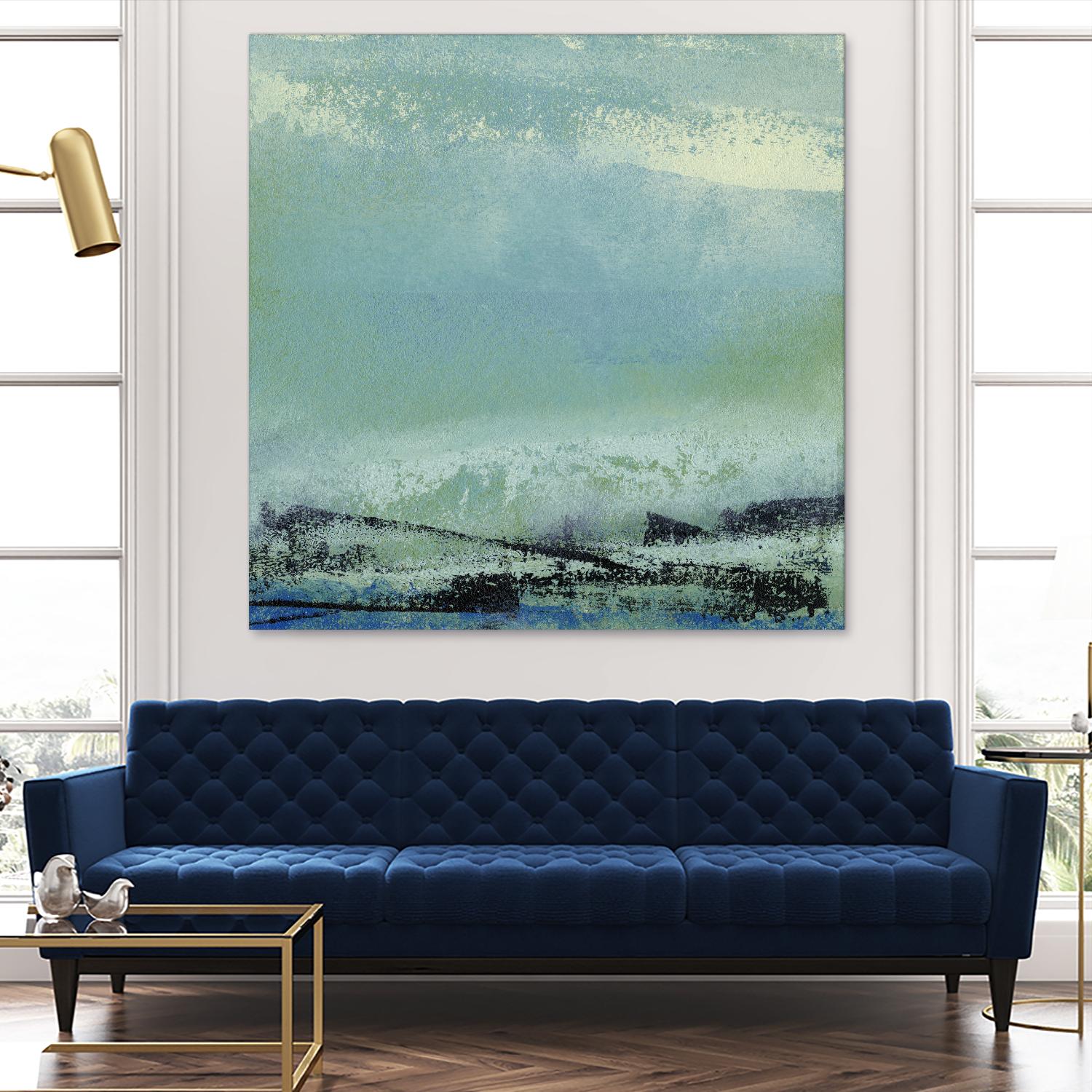 Origin Abstract V by Sharon Gordon on GIANT ART - green abstract