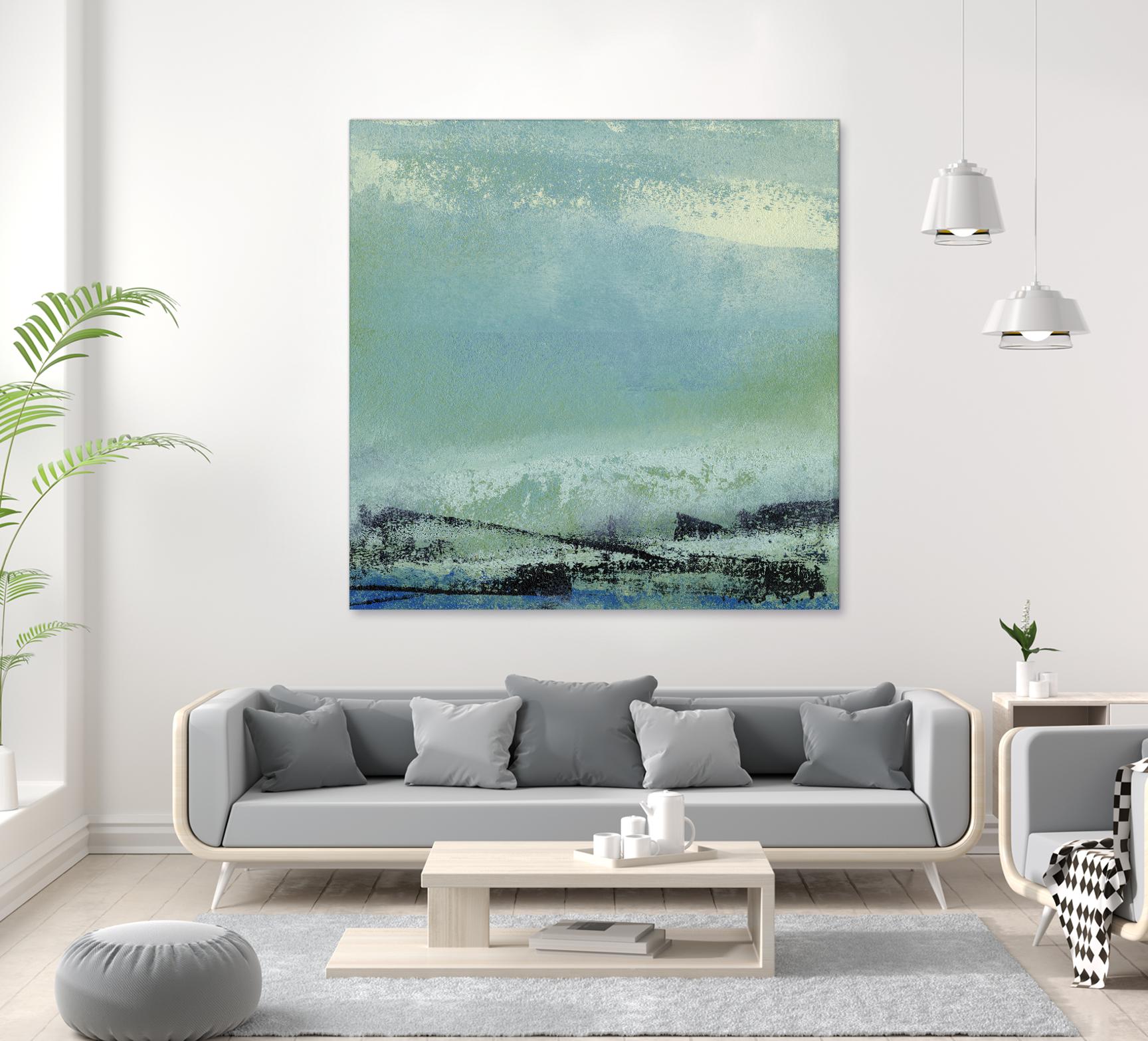 Origin Abstract V by Sharon Gordon on GIANT ART - green abstract