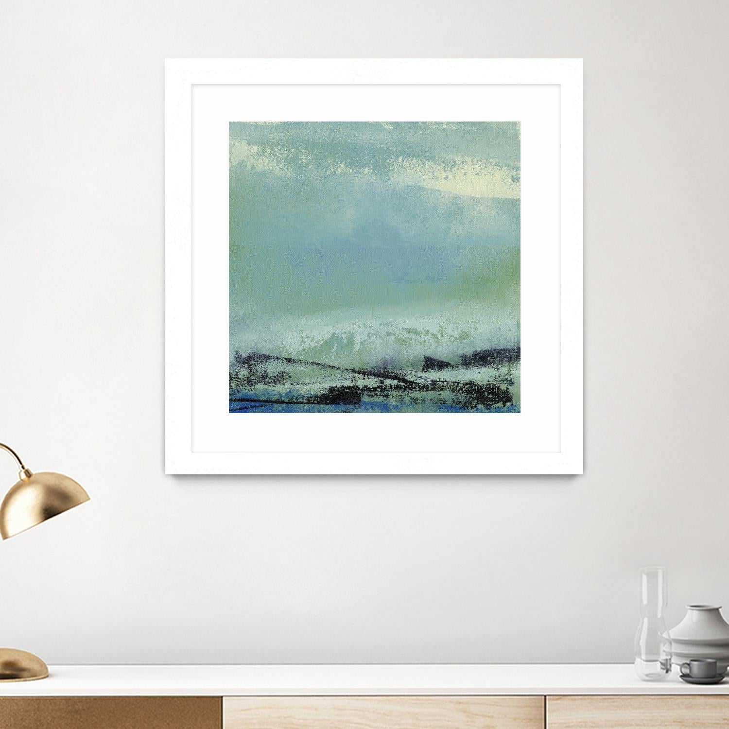 Origin Abstract V by Sharon Gordon on GIANT ART - green abstract