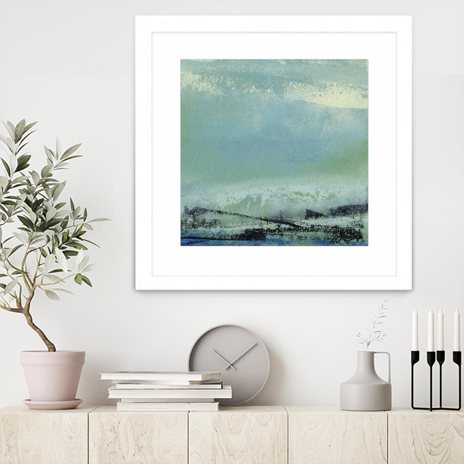 Origin Abstract V by Sharon Gordon on GIANT ART - green abstract