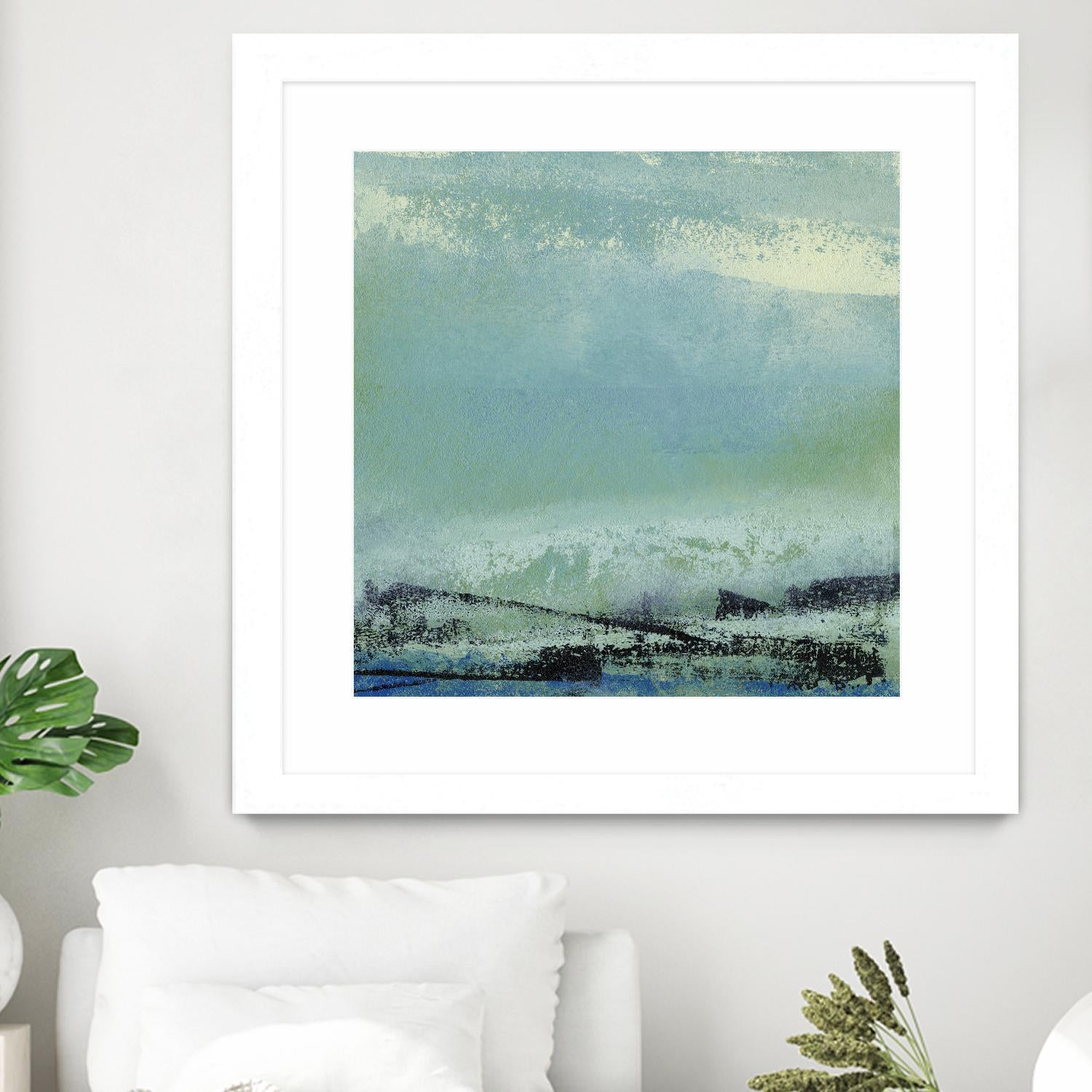 Origin Abstract V by Sharon Gordon on GIANT ART - green abstract