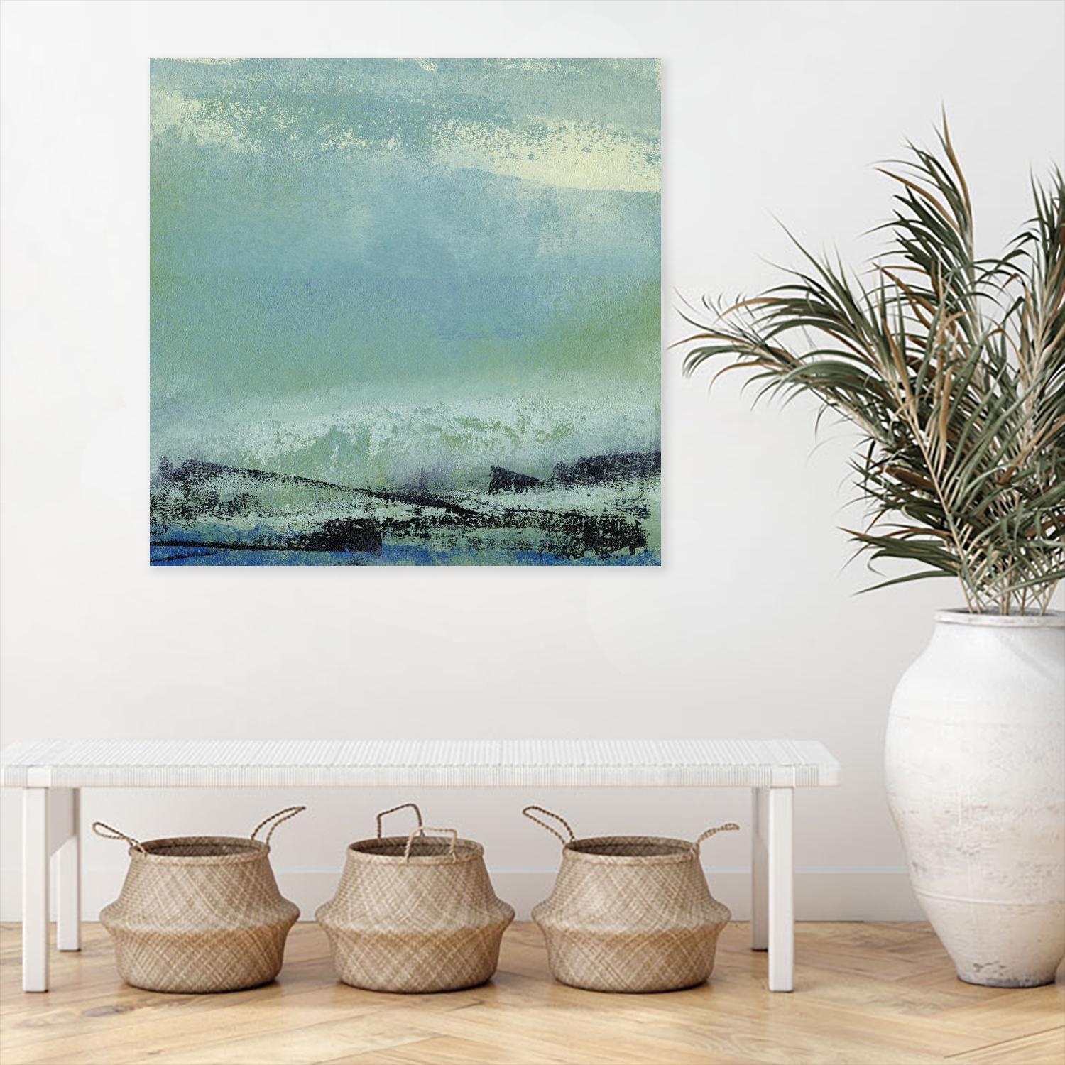 Origin Abstract V by Sharon Gordon on GIANT ART - green abstract