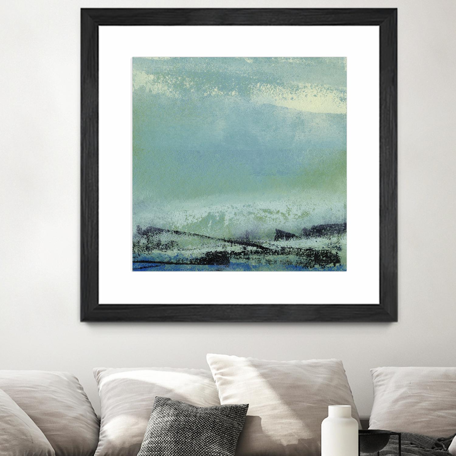 Origin Abstract V by Sharon Gordon on GIANT ART - green abstract
