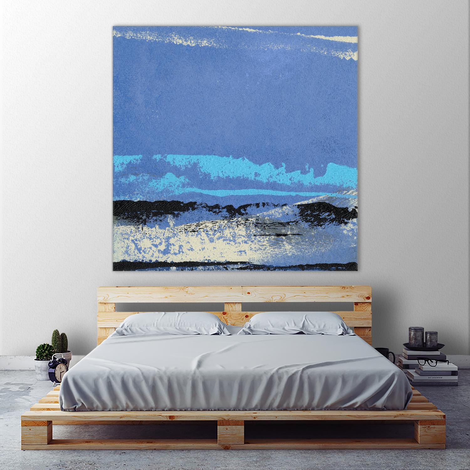 Origin Abstract VIII by Sharon Gordon on GIANT ART - blue abstract