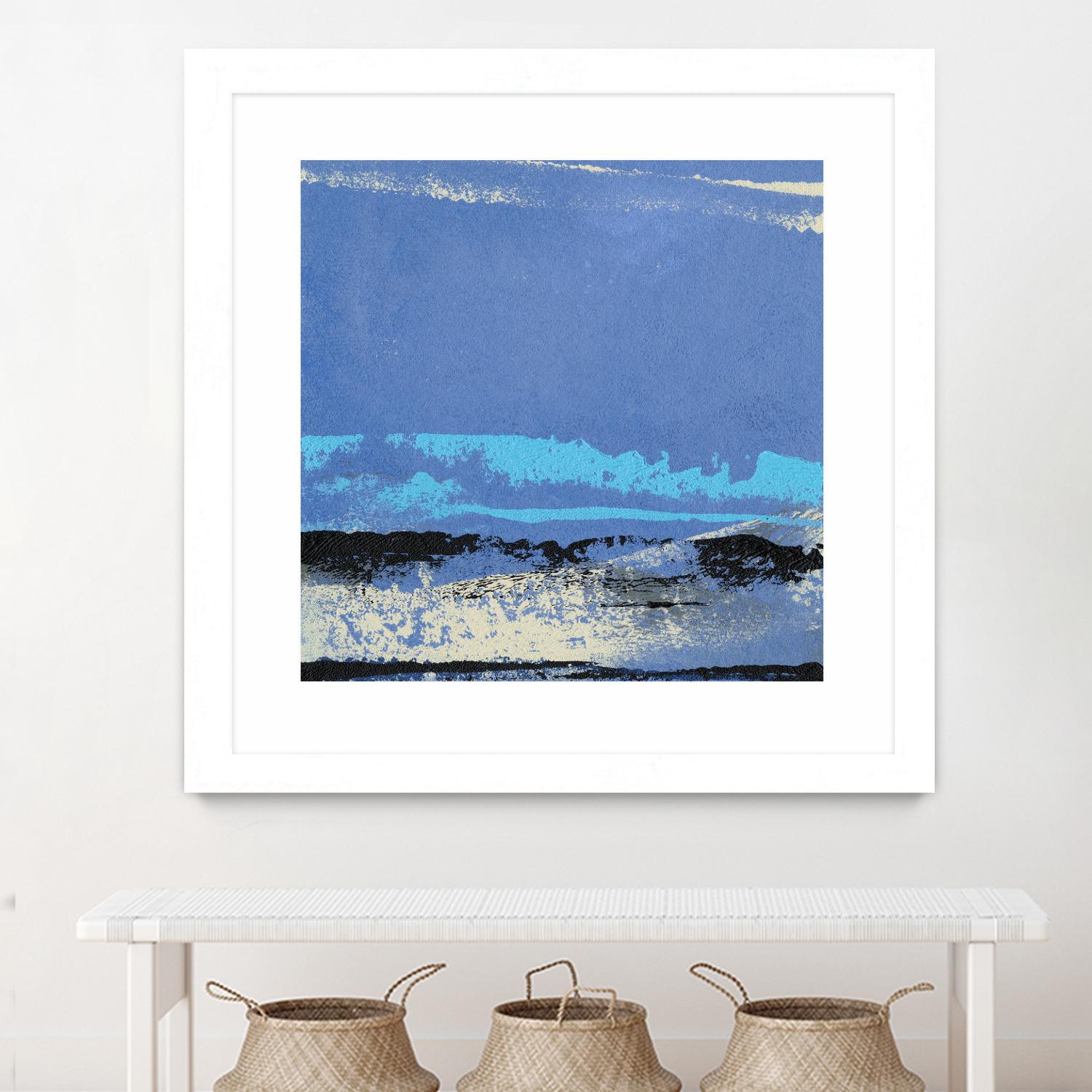 Origin Abstract VIII by Sharon Gordon on GIANT ART - blue abstract