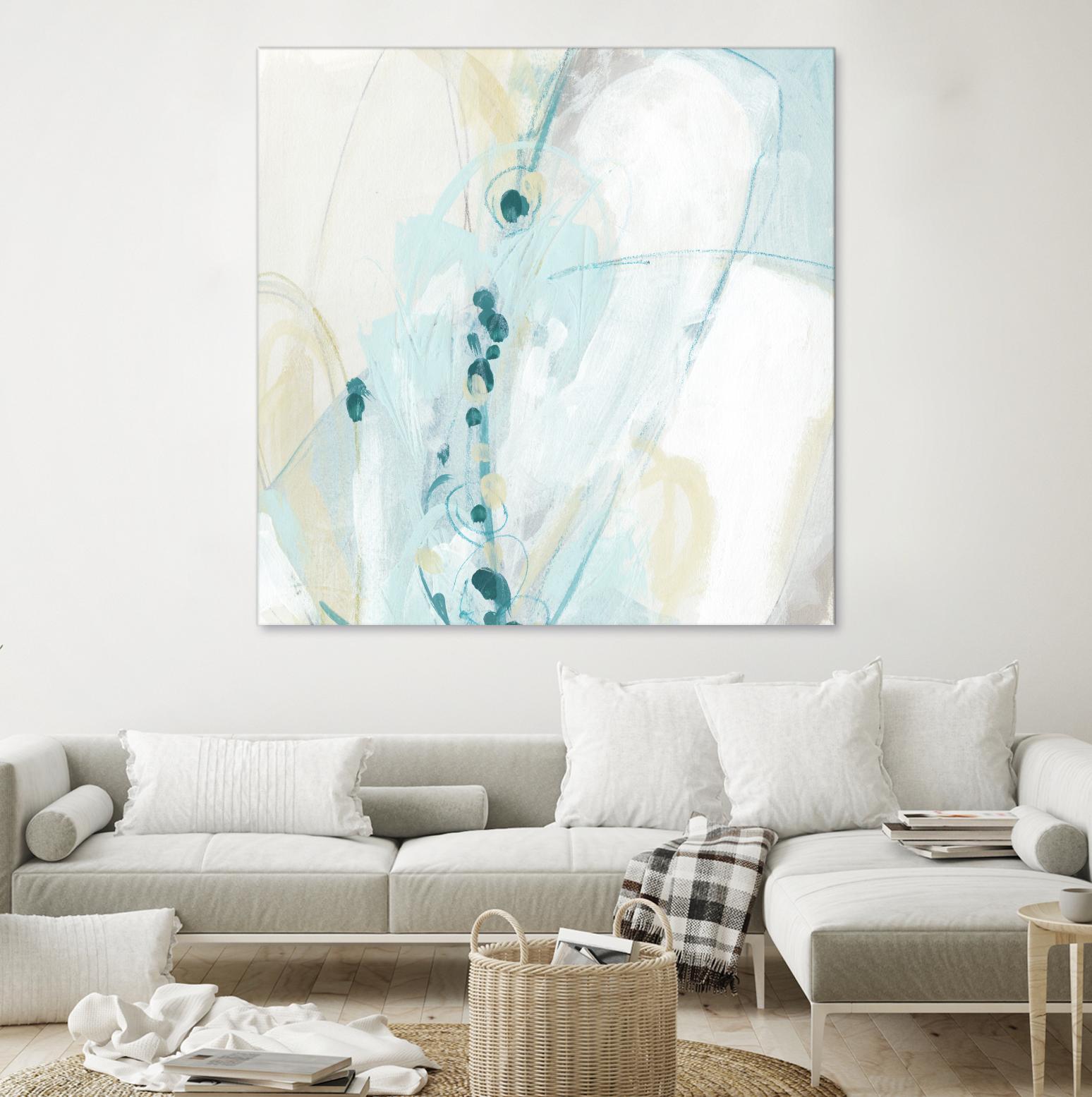 Sea Story IV by June Erica Vess on GIANT ART - blue abstract