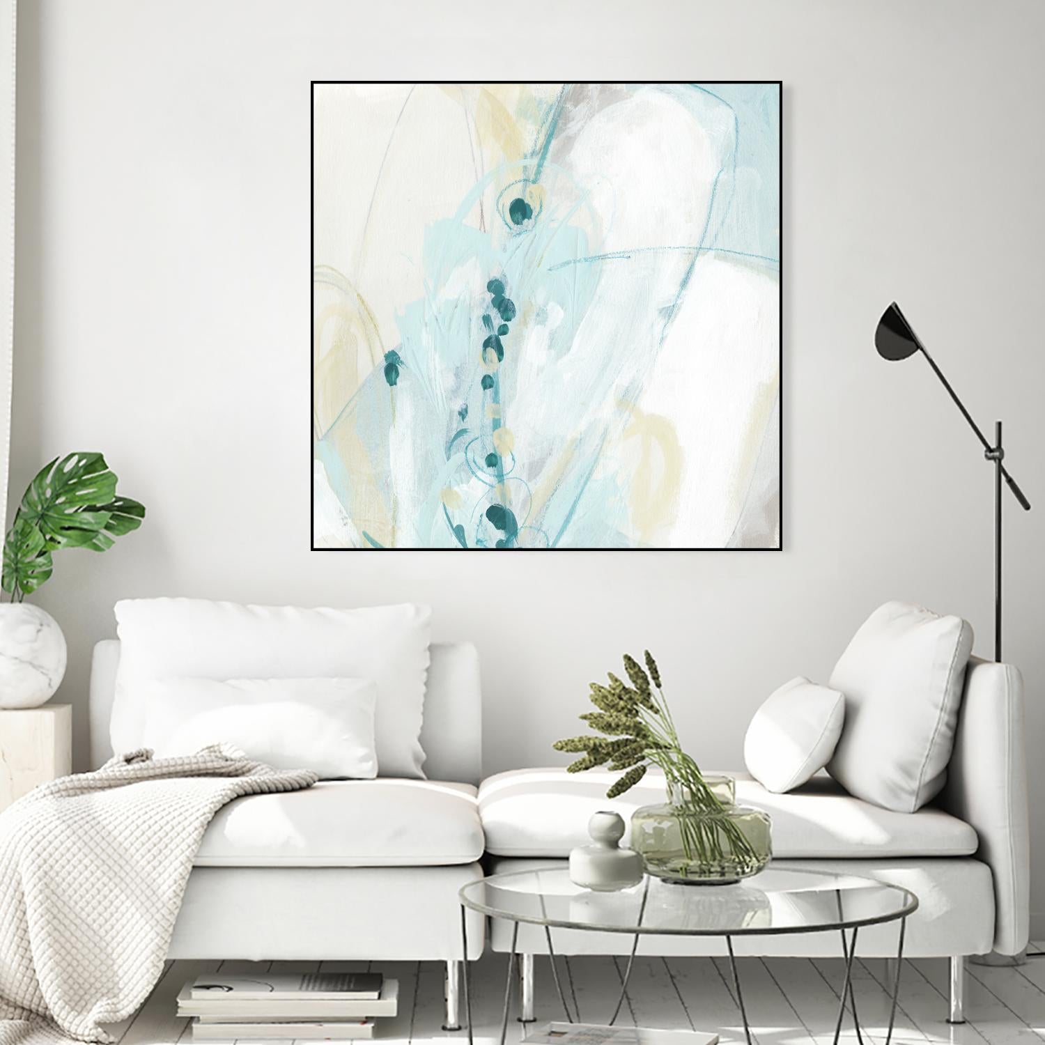 Sea Story IV by June Erica Vess on GIANT ART - blue abstract