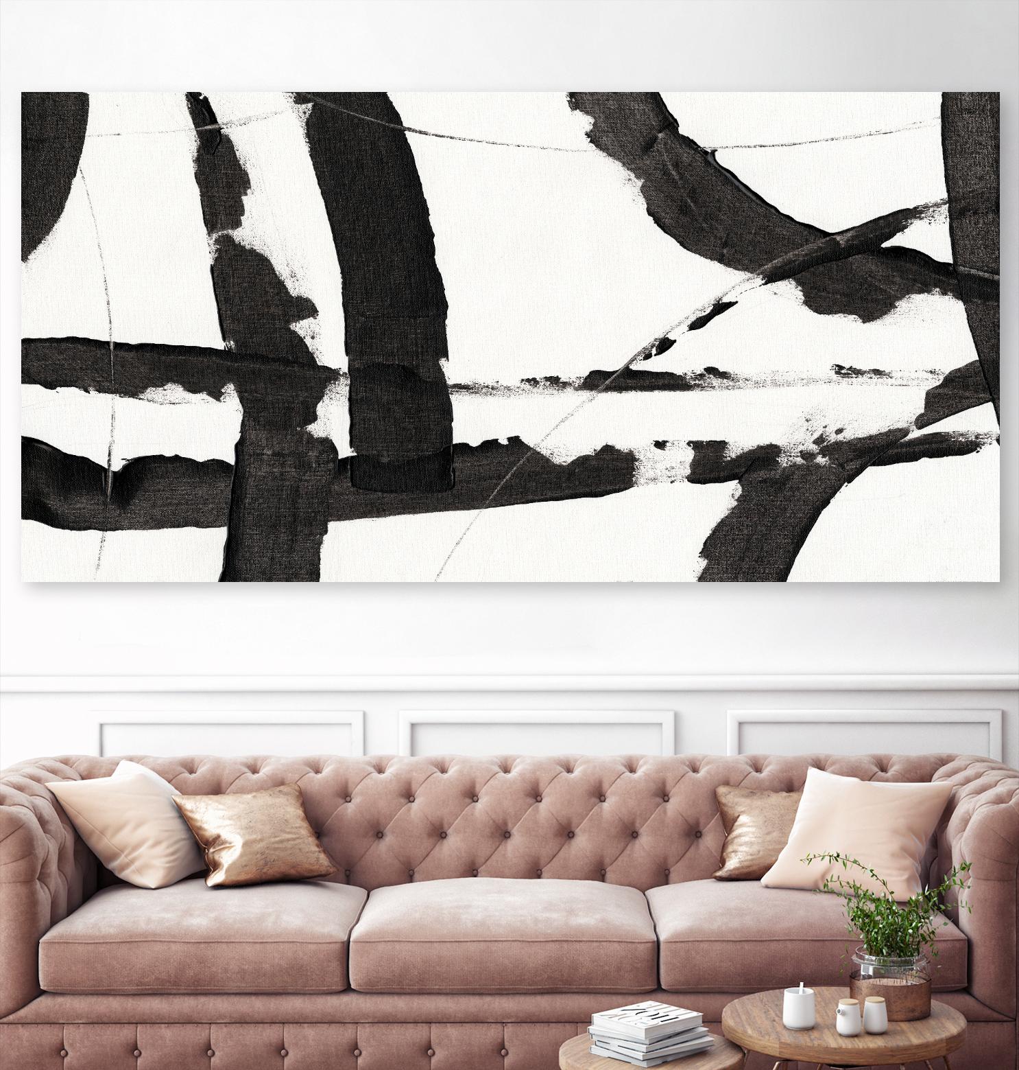 Obsidian Harmony I by Tim OToole on GIANT ART - black abstract