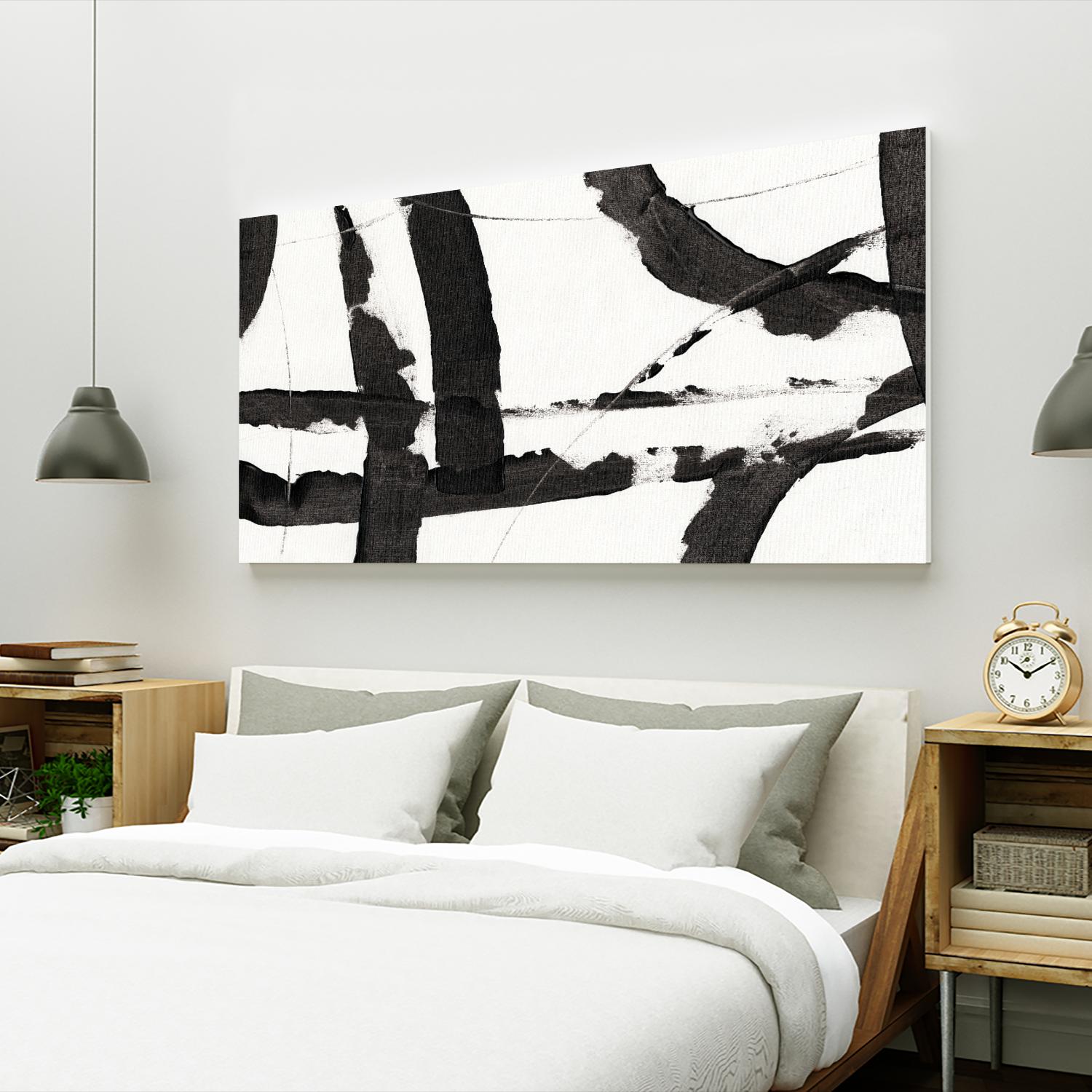 Obsidian Harmony I by Tim OToole on GIANT ART - black abstract