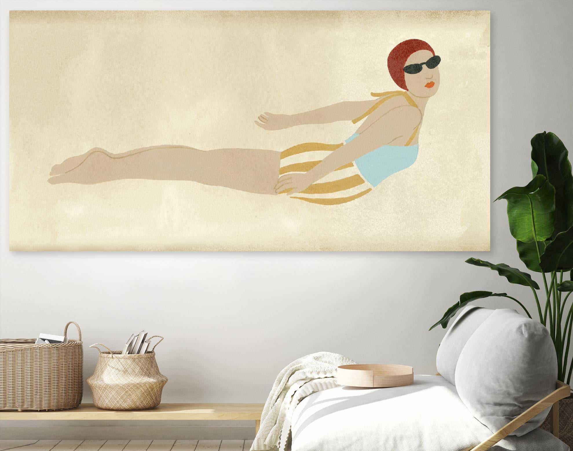 Vintage Diver I by June Erica Vess on GIANT ART - fashion