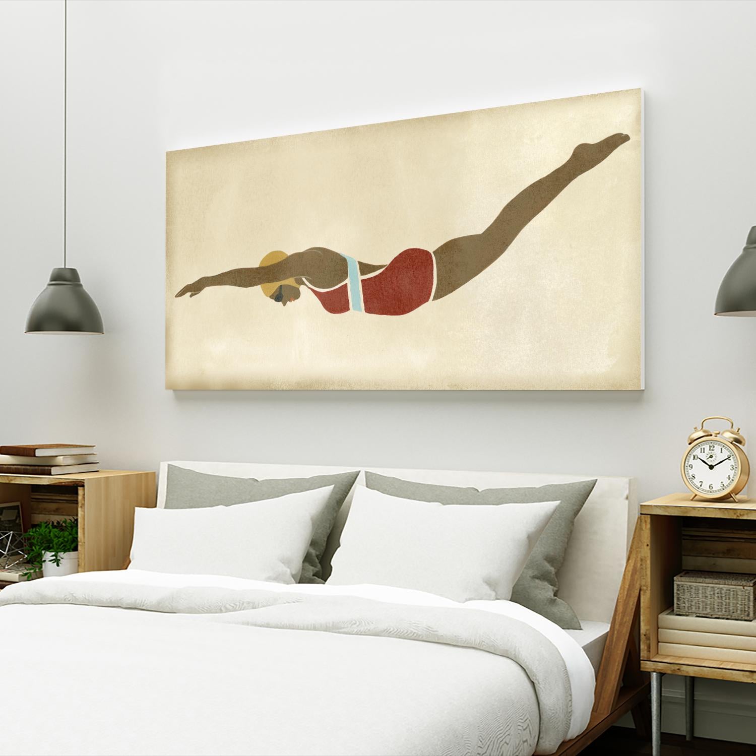 Vintage Diver II by June Erica Vess on GIANT ART - fashion