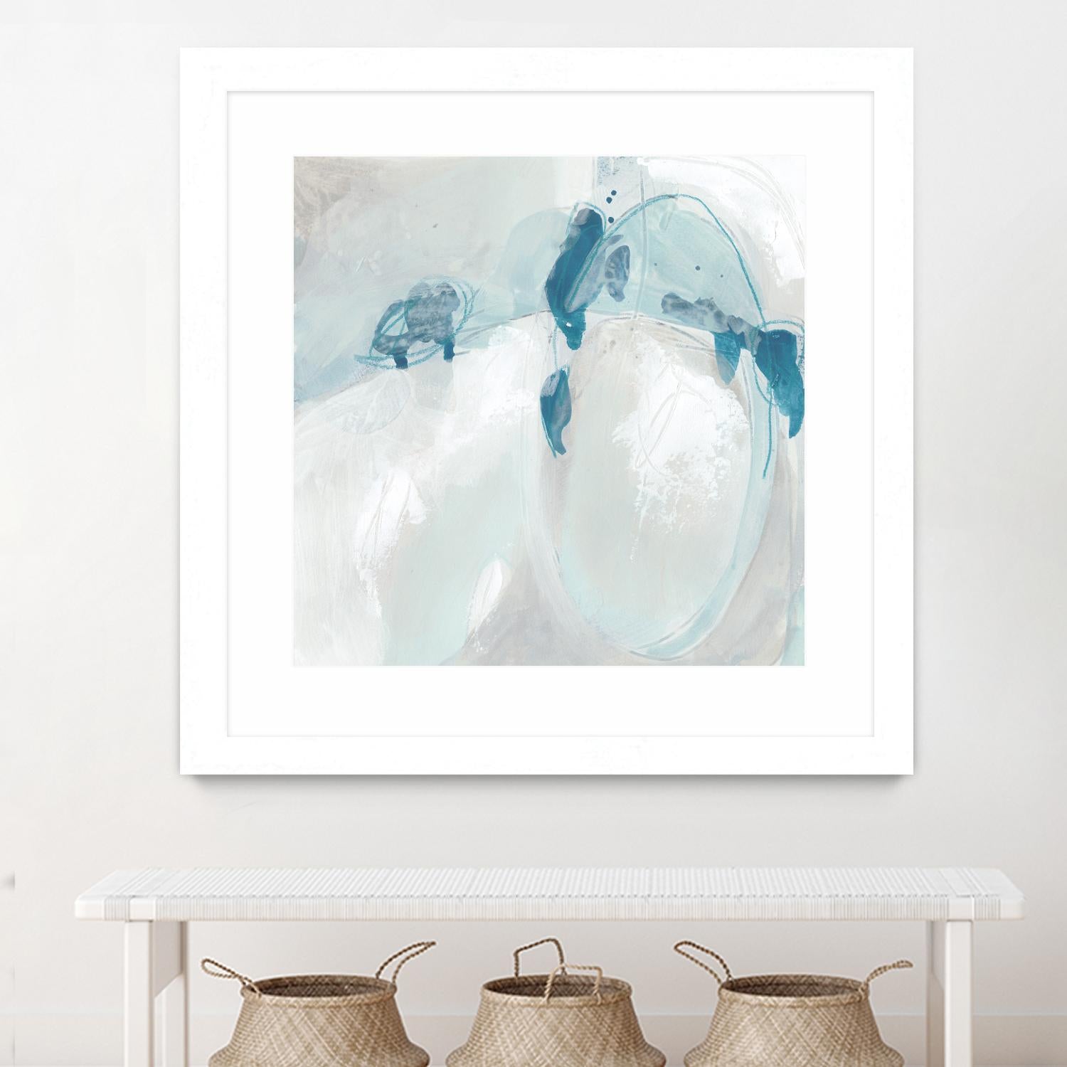 Trace Echo II by June Erica Vess on GIANT ART - blue abstract