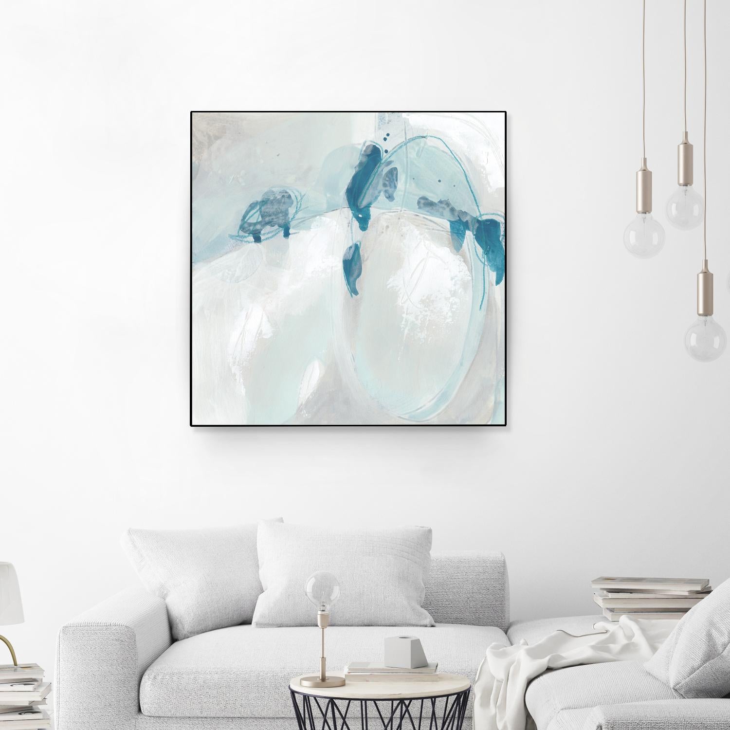 Trace Echo II by June Erica Vess on GIANT ART - blue abstract