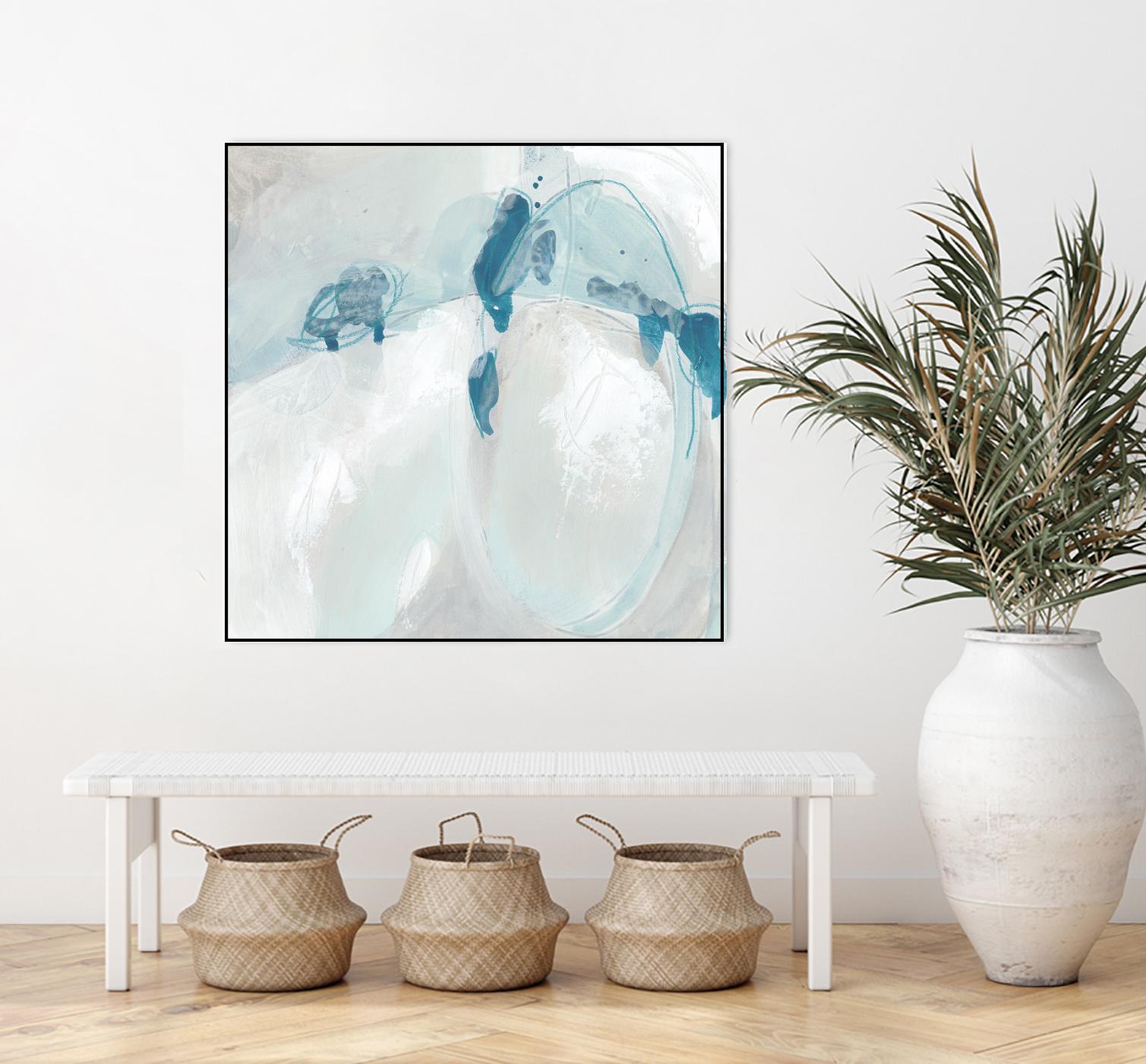 Trace Echo II by June Erica Vess on GIANT ART - blue abstract