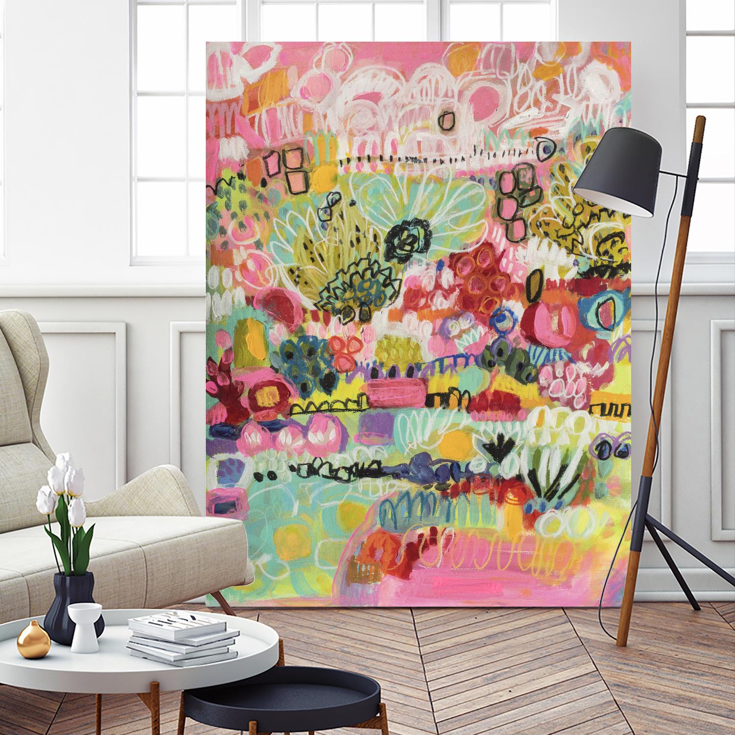 Boho Garden III by Karen Fields on GIANT ART - abstract