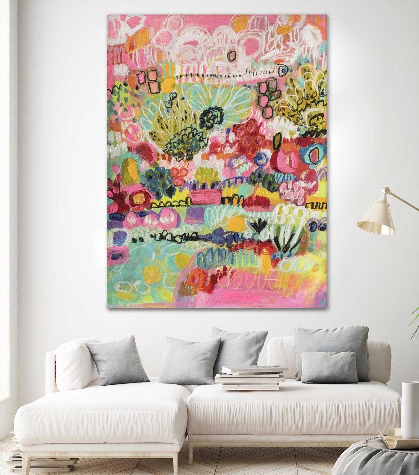 Boho Garden III by Karen Fields on GIANT ART - abstract