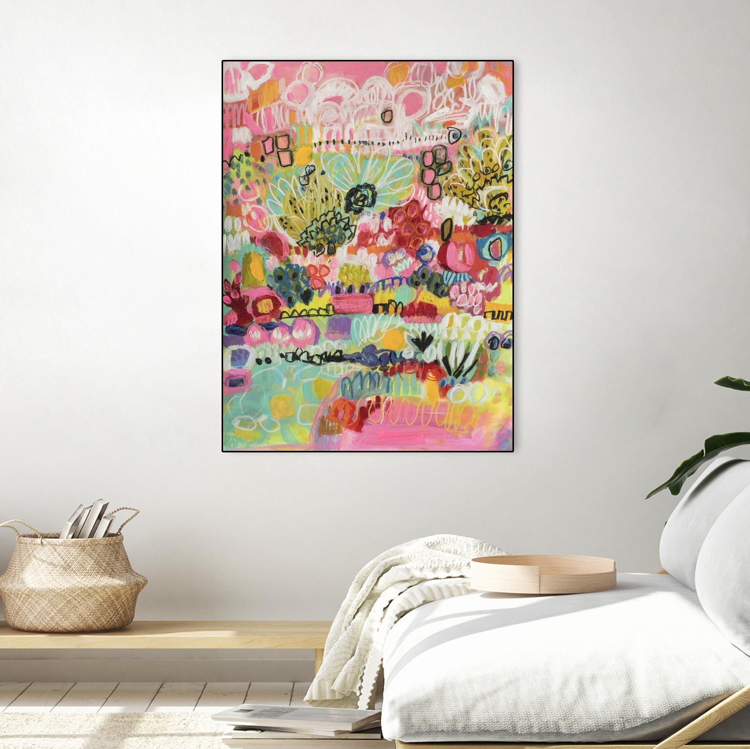 Boho Garden III by Karen Fields on GIANT ART - abstract