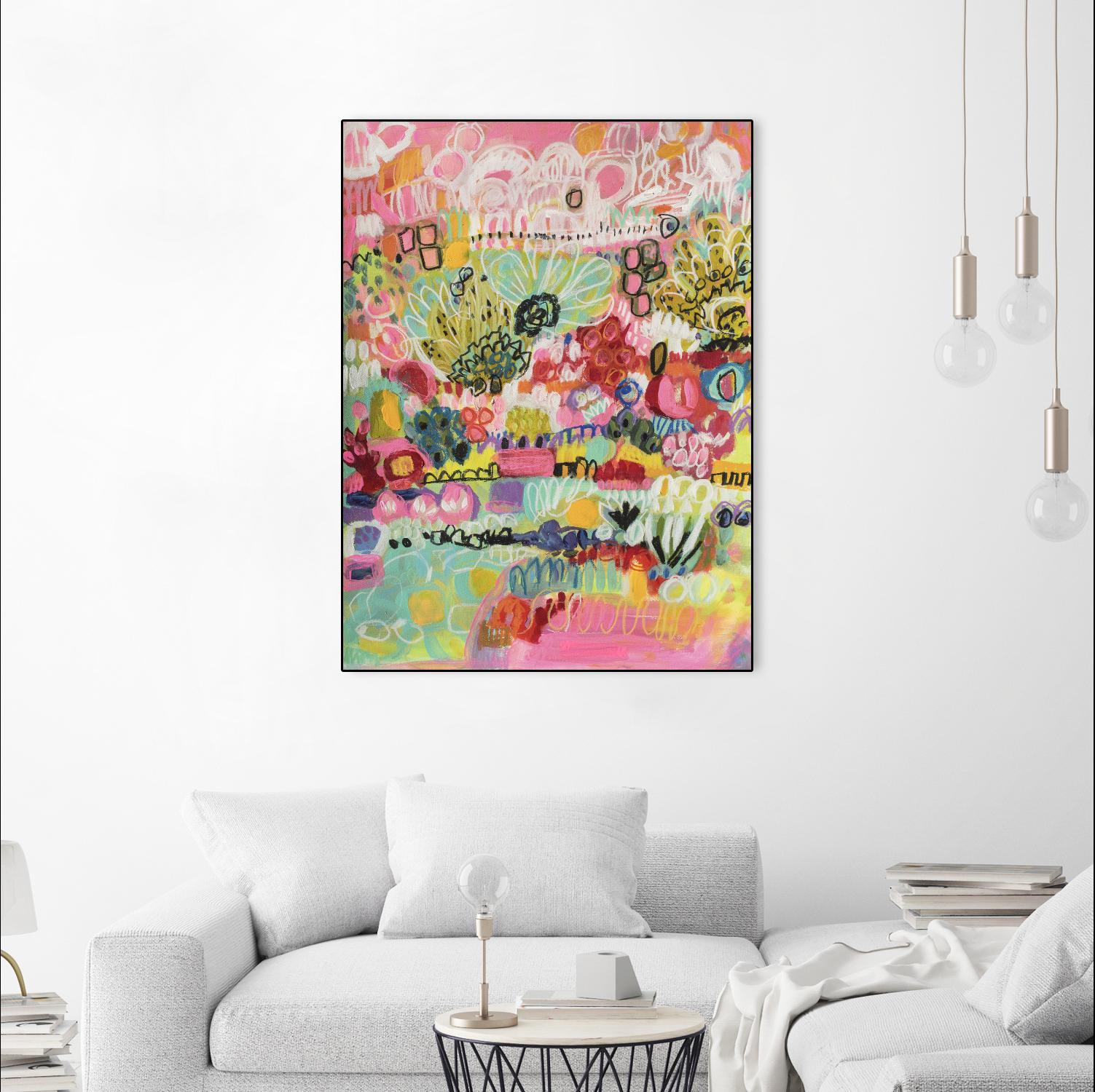 Boho Garden III by Karen Fields on GIANT ART - abstract