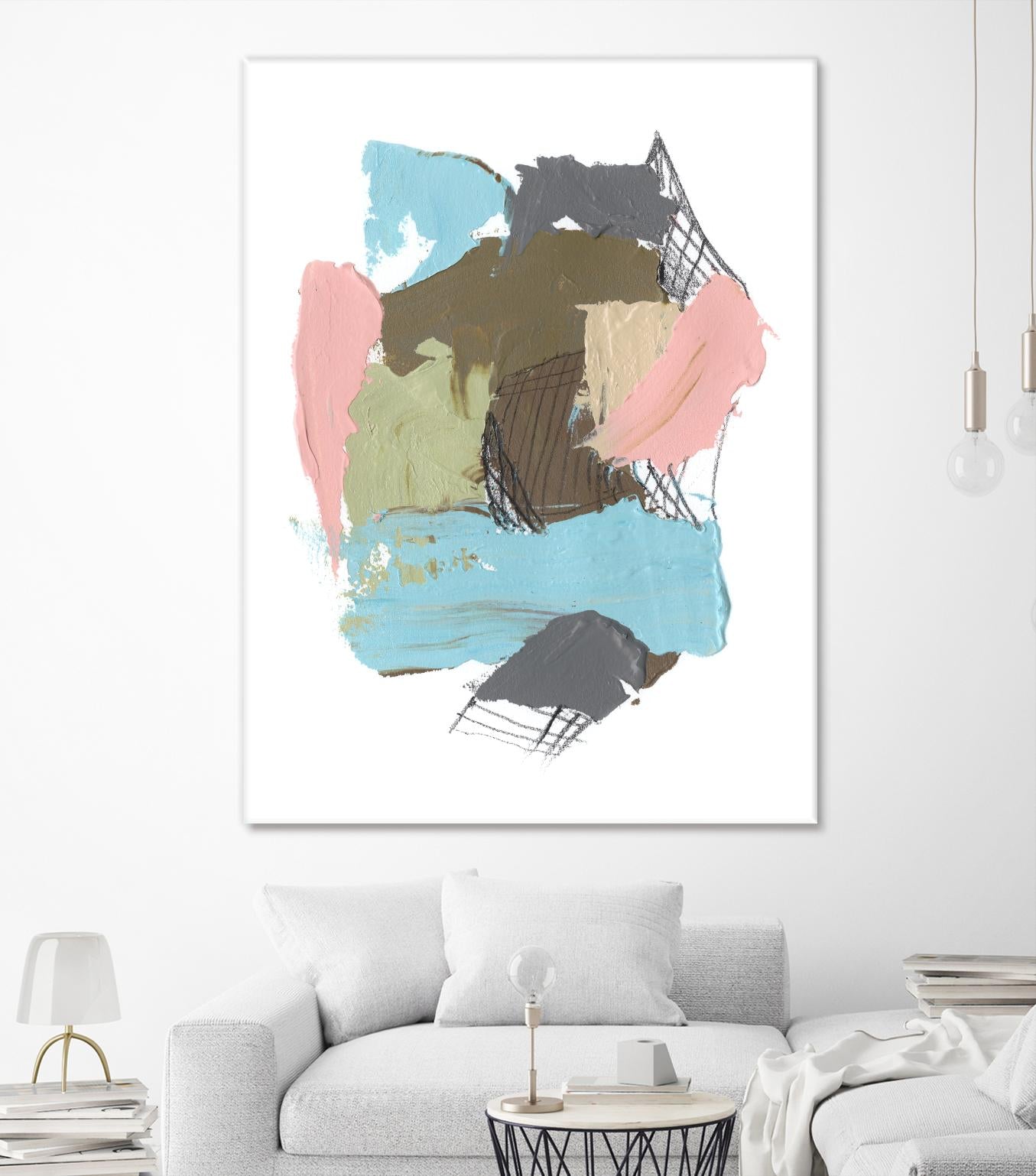 Paint Web II by Jennifer Goldberger on GIANT ART - abstract