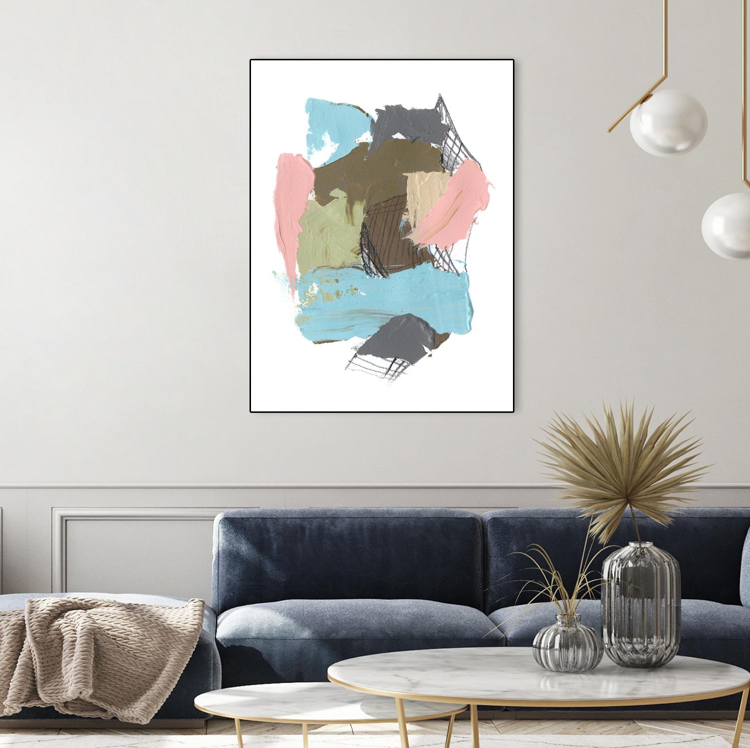 Paint Web II by Jennifer Goldberger on GIANT ART - abstract