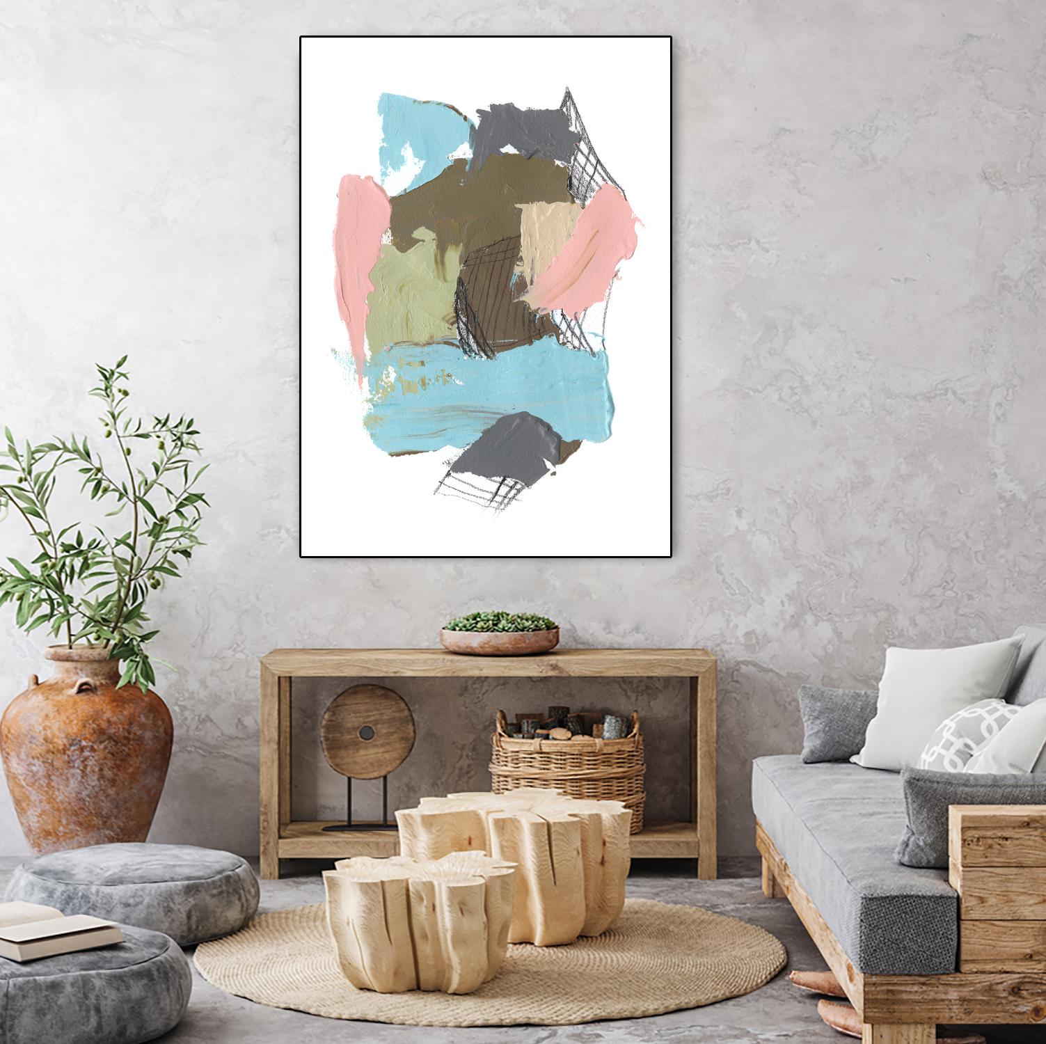 Paint Web II by Jennifer Goldberger on GIANT ART - abstract