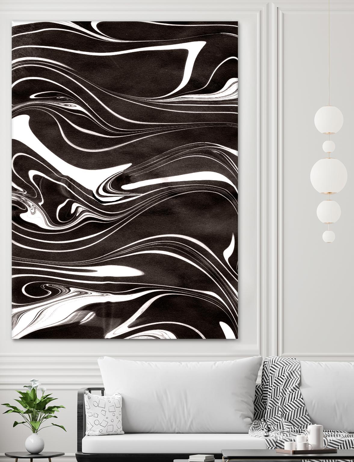 Yinyang I by Alicia Ludwig on GIANT ART - black abstract