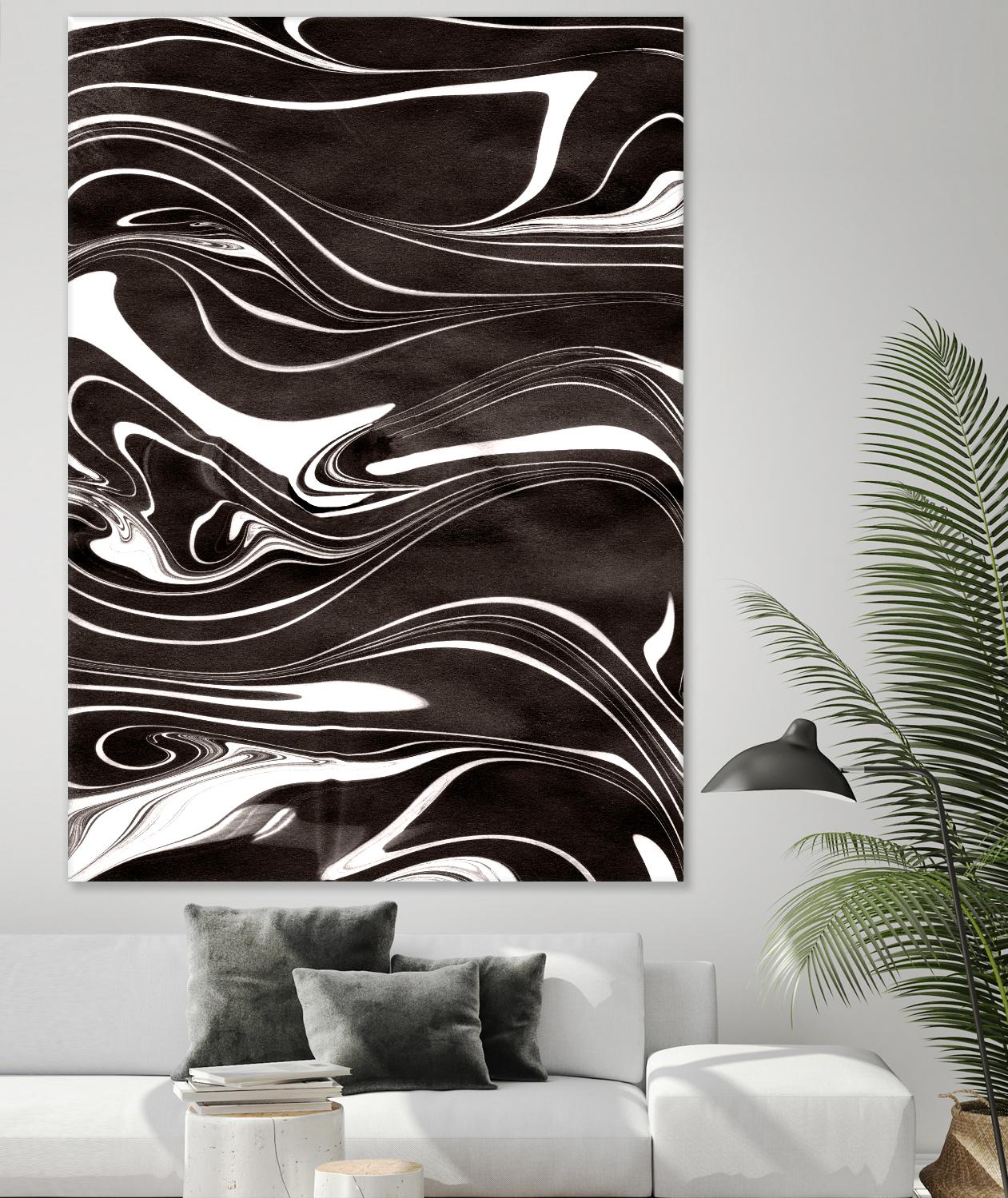 Yinyang I by Alicia Ludwig on GIANT ART - black abstract