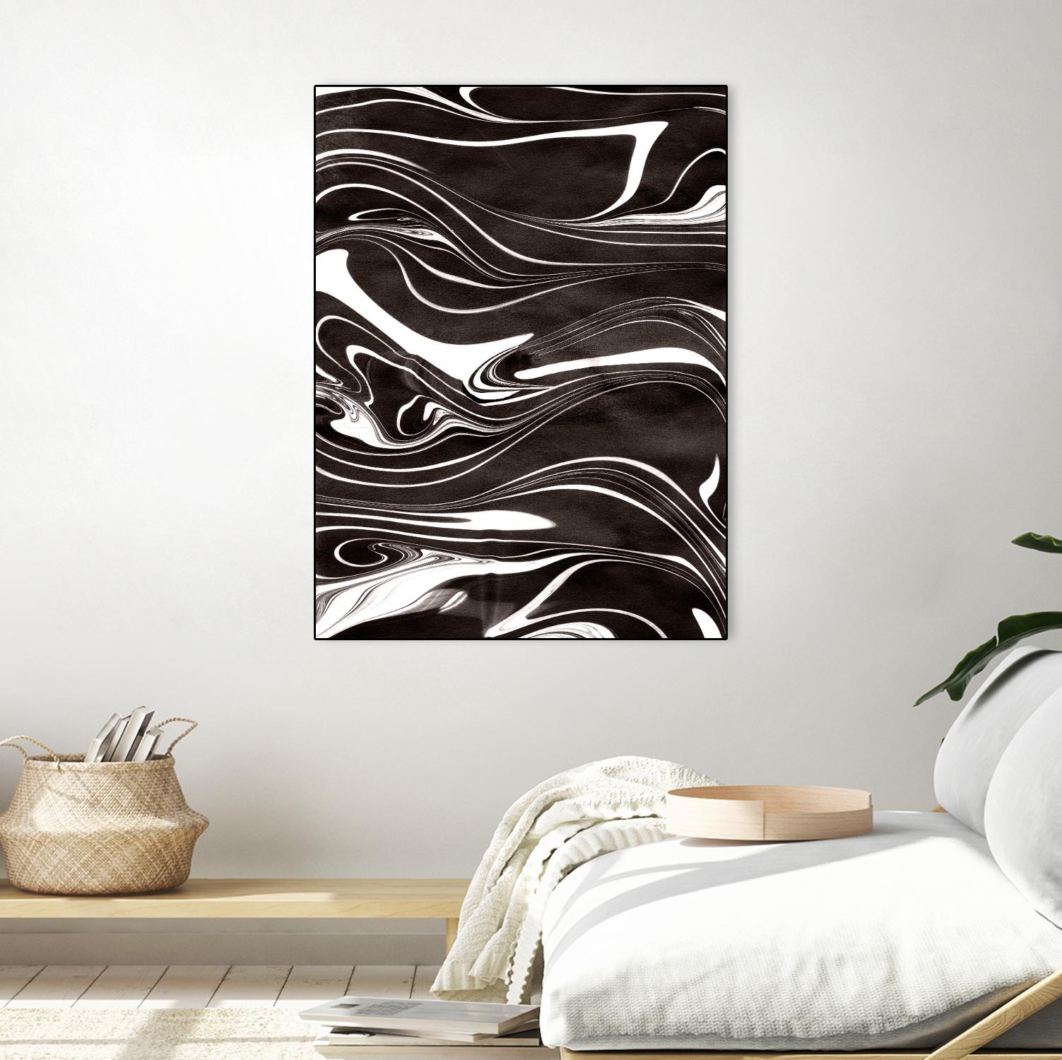 Yinyang I by Alicia Ludwig on GIANT ART - black abstract