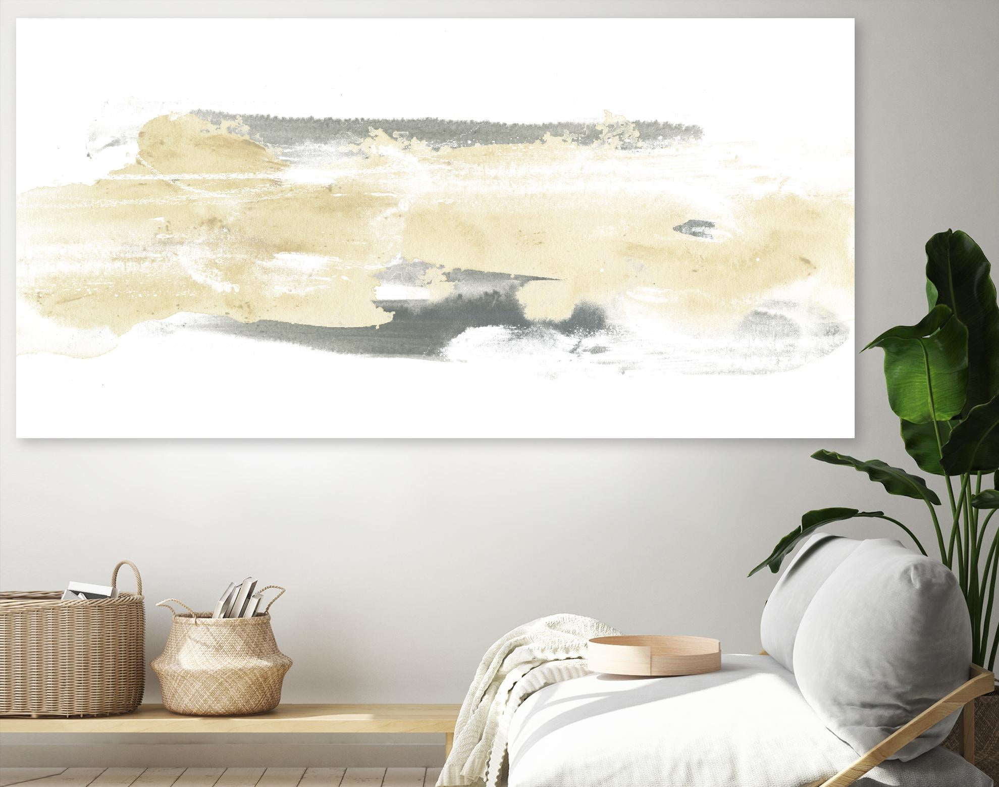 Neutral Geology I by June Erica Vess on GIANT ART - brown abstract