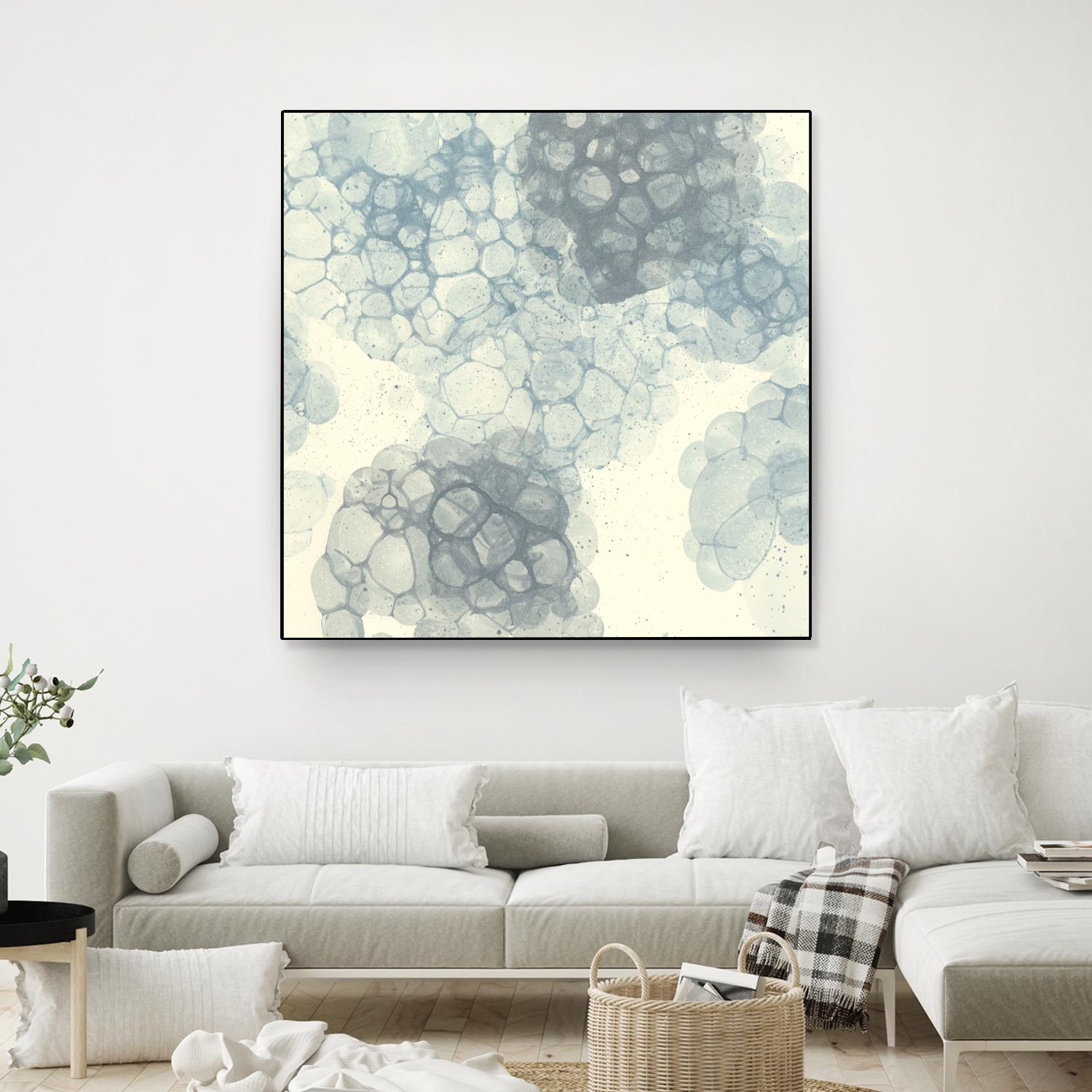 Matrix Study II by Ren�e W. Stramel on GIANT ART - blue abstract