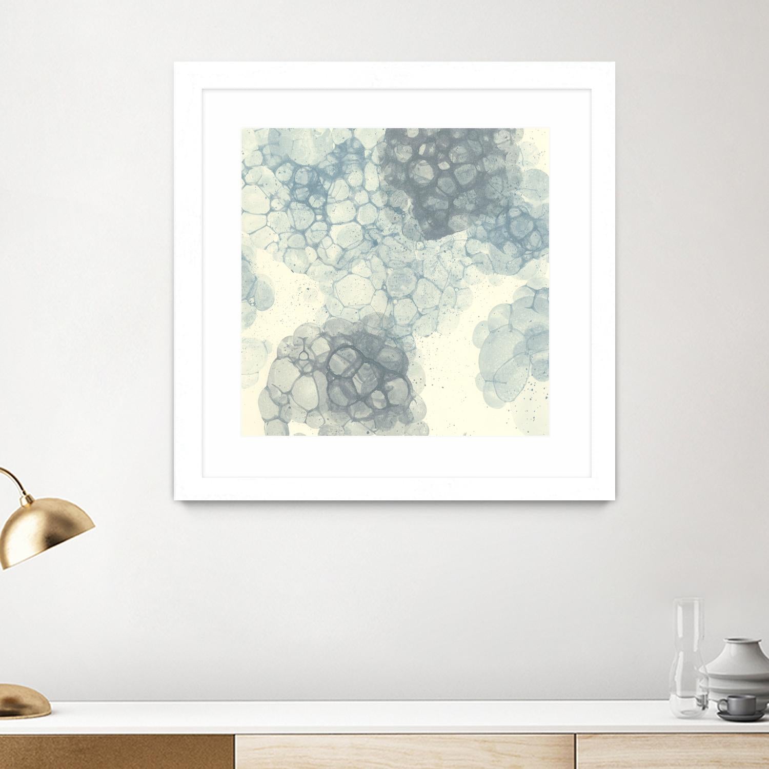 Matrix Study II by Ren�e W. Stramel on GIANT ART - blue abstract