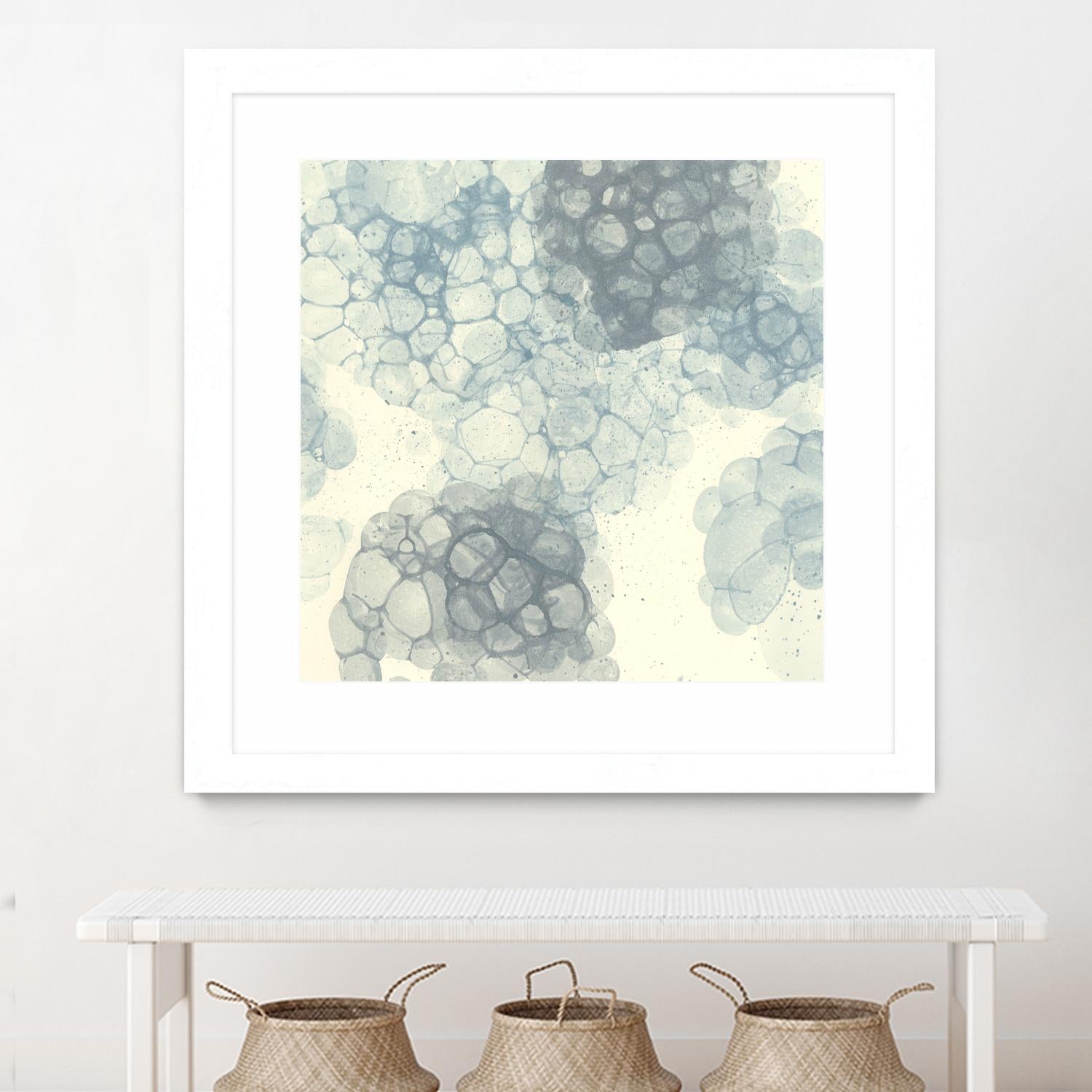 Matrix Study II by Ren�e W. Stramel on GIANT ART - blue abstract