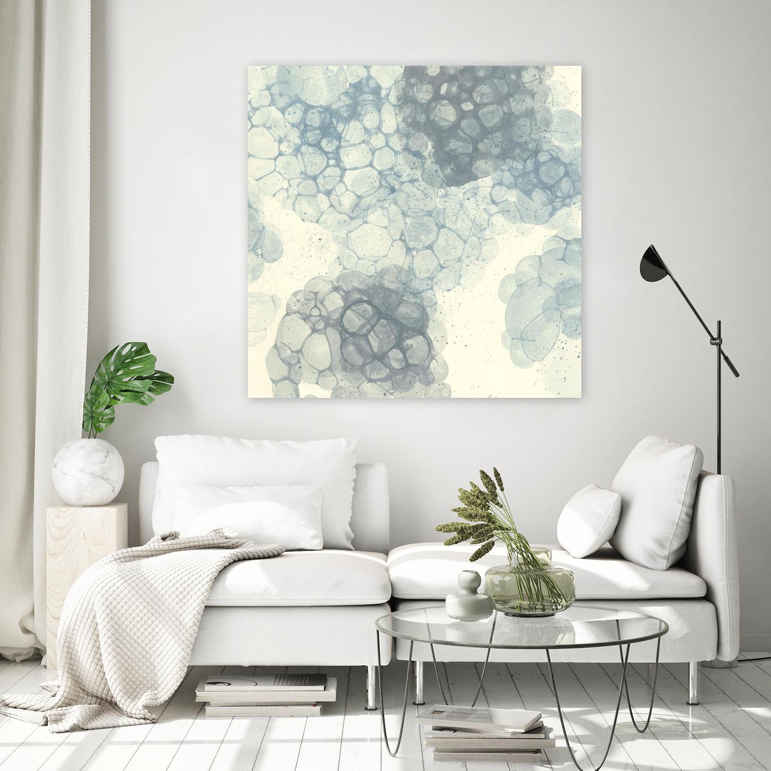 Matrix Study II by Ren�e W. Stramel on GIANT ART - blue abstract