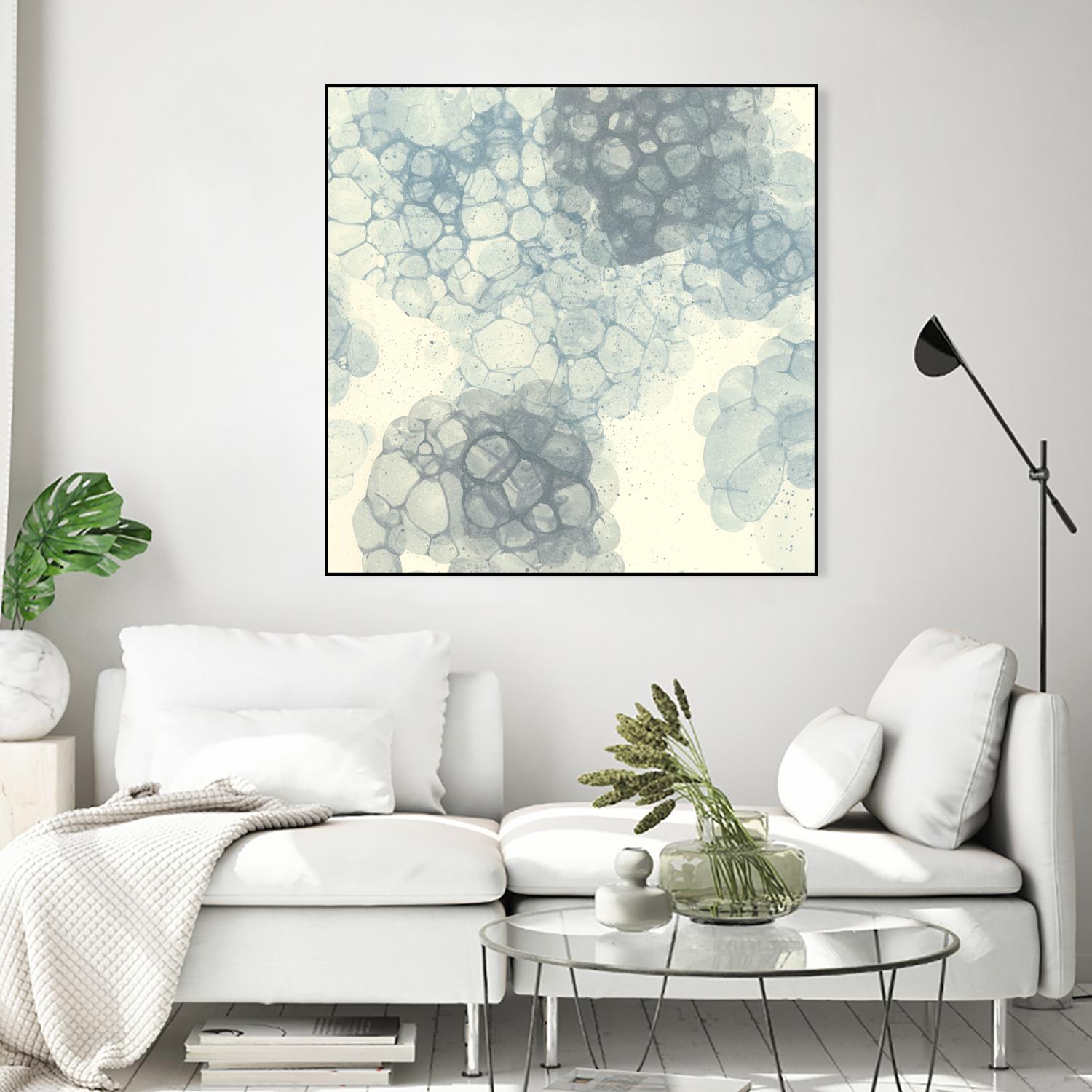 Matrix Study II by Ren�e W. Stramel on GIANT ART - blue abstract